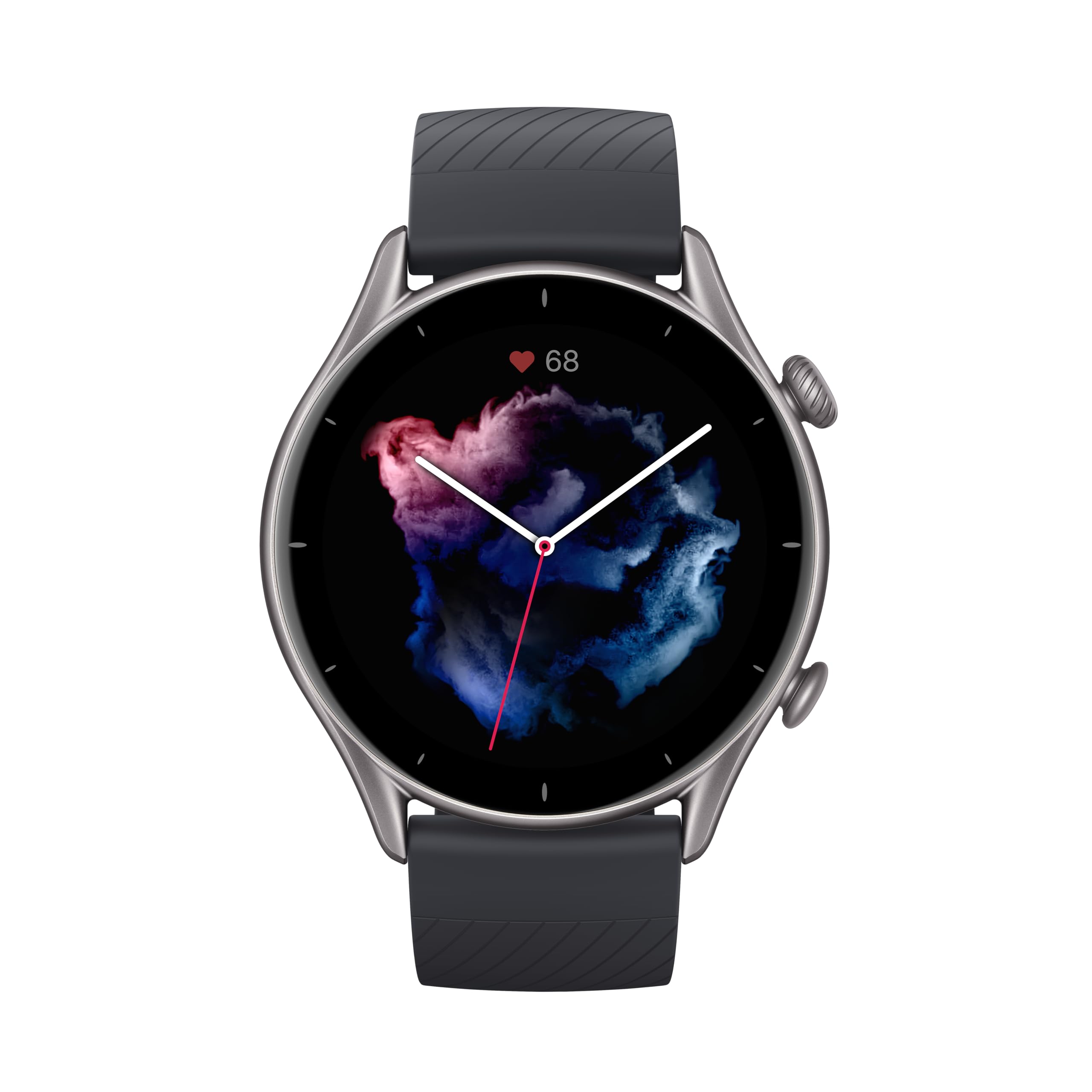 Amazfit GTR 3, 46 mm, Montre Connectée avec Alexa, 1.39" AMOLED, Autonomie de 21 Jours, SpO2, 150+ Modes Sportifs, GPS, 5 ATM Etanche Smartwatch Sport (Noir)