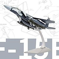Vista 5 de 1100 F-15 Strike Eagle Modelo Fundido a troquel Aviones Militares Modelos Jet Modelo Avión para Colección
