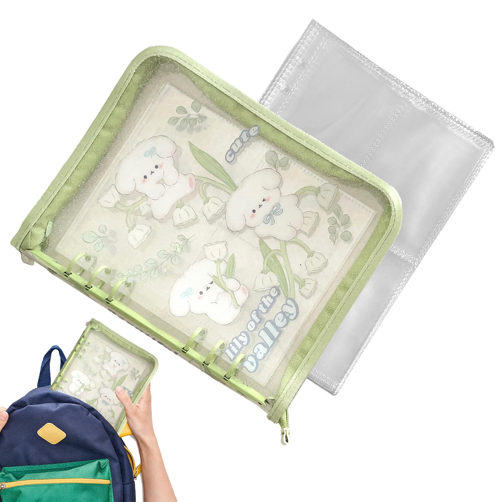 Ordner-Notizbuch, tragbarer A5-Organizer, Ordner, Büroordner, für Familie, Studenten, Schule, Pendeln, Outdoor, Indoor, Reisen, Zuhause, Klassenzimmer