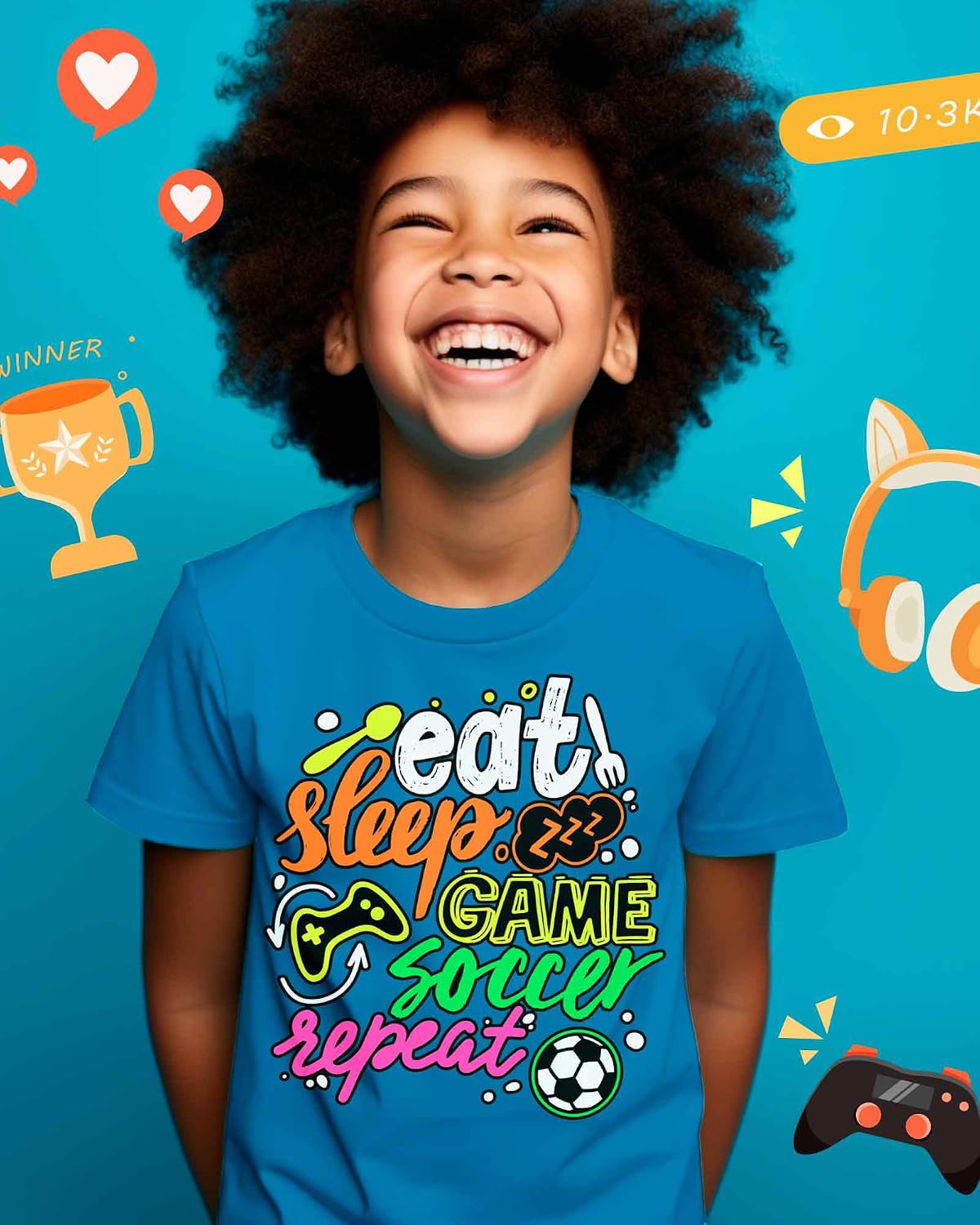 It's About to Soccer Fans T-Shirt, Men’s Kid Apparel for Football Fans for Gift, Unisex Kids' T Shirt