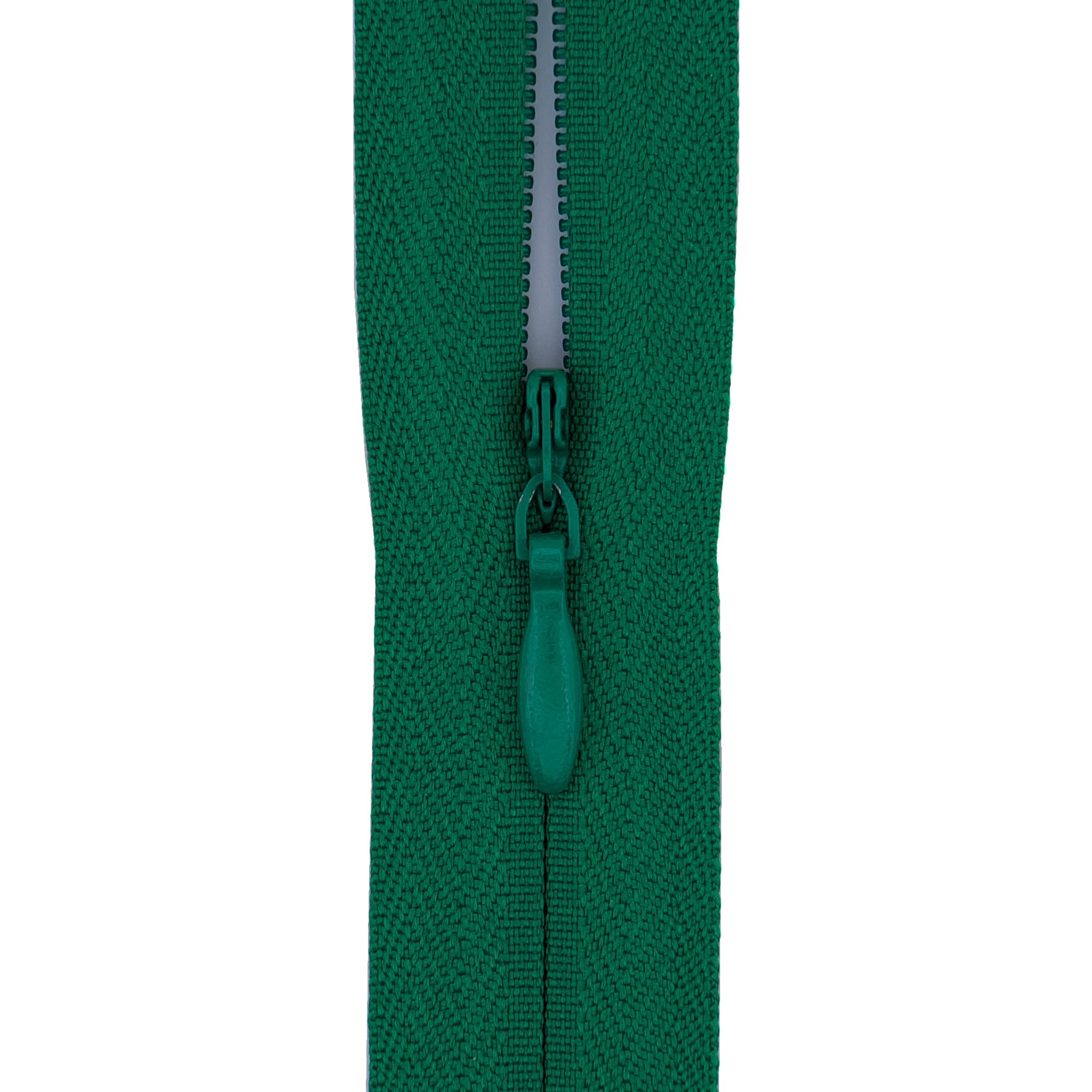 Y-Connection Dark Green #3 Woven Tape Invisible Zip (Close End), 18 Inch (45Cm) For Skirts, Dress Side-Seams & Small Lumbar Cushions - Professional Nylon Coil Zips For Sewing & Dressmaking-1 Zip (Dark Green)