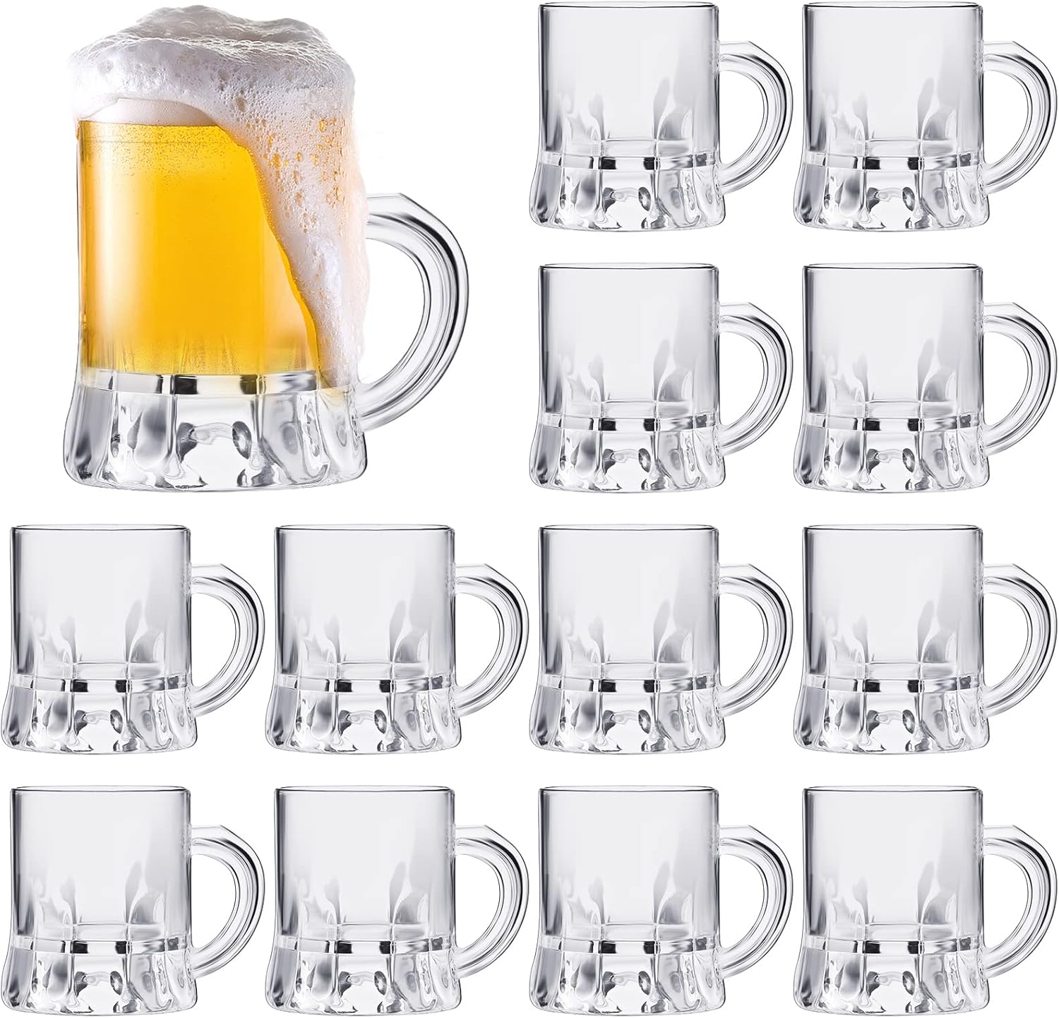 Meanplan Mini Beer Mugs Bulk Shot Glasses Beer Glasses Set