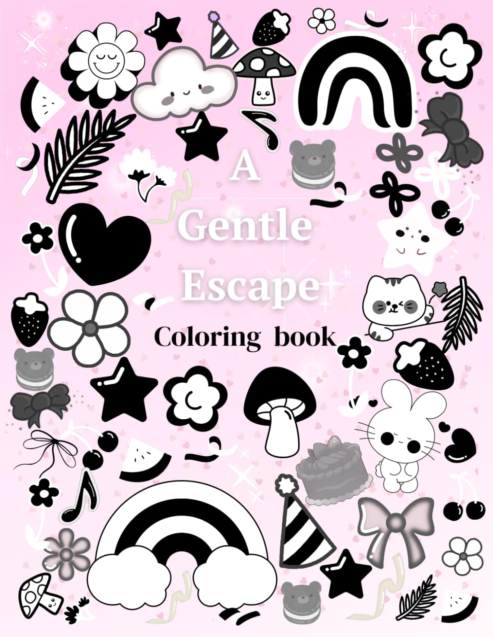 A Gentle Escape : Coloring Book: Relaxing Doodles and Soothing Patterns for Stress Relief