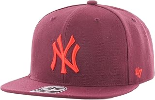 '47 Brand Snapback Cap - NO Shot New York Yankees Maroon