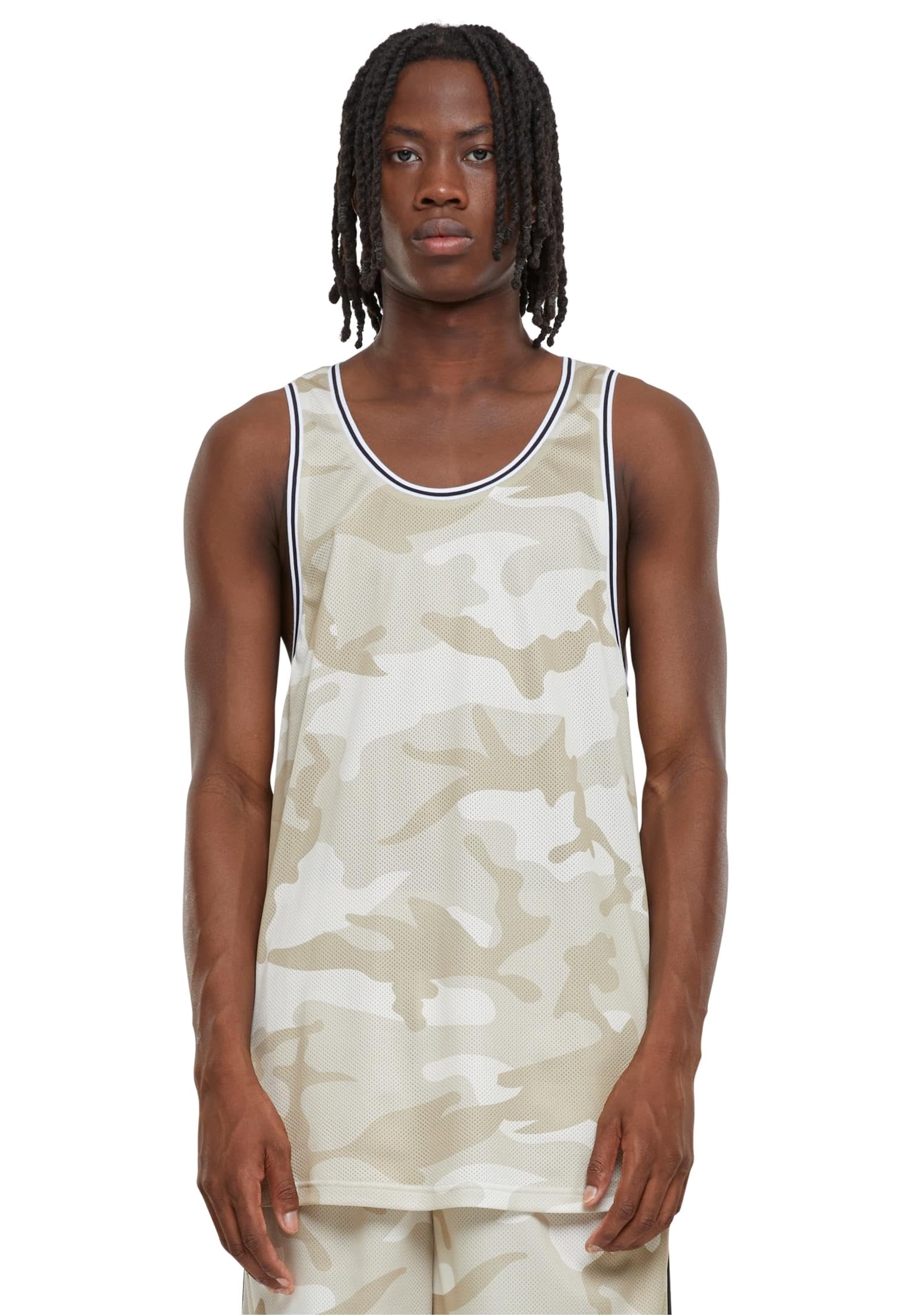 Urban Classics Mens Tb2065-camo Mesh Tanktop Undershirt, Simplesandcamo, XL UK
