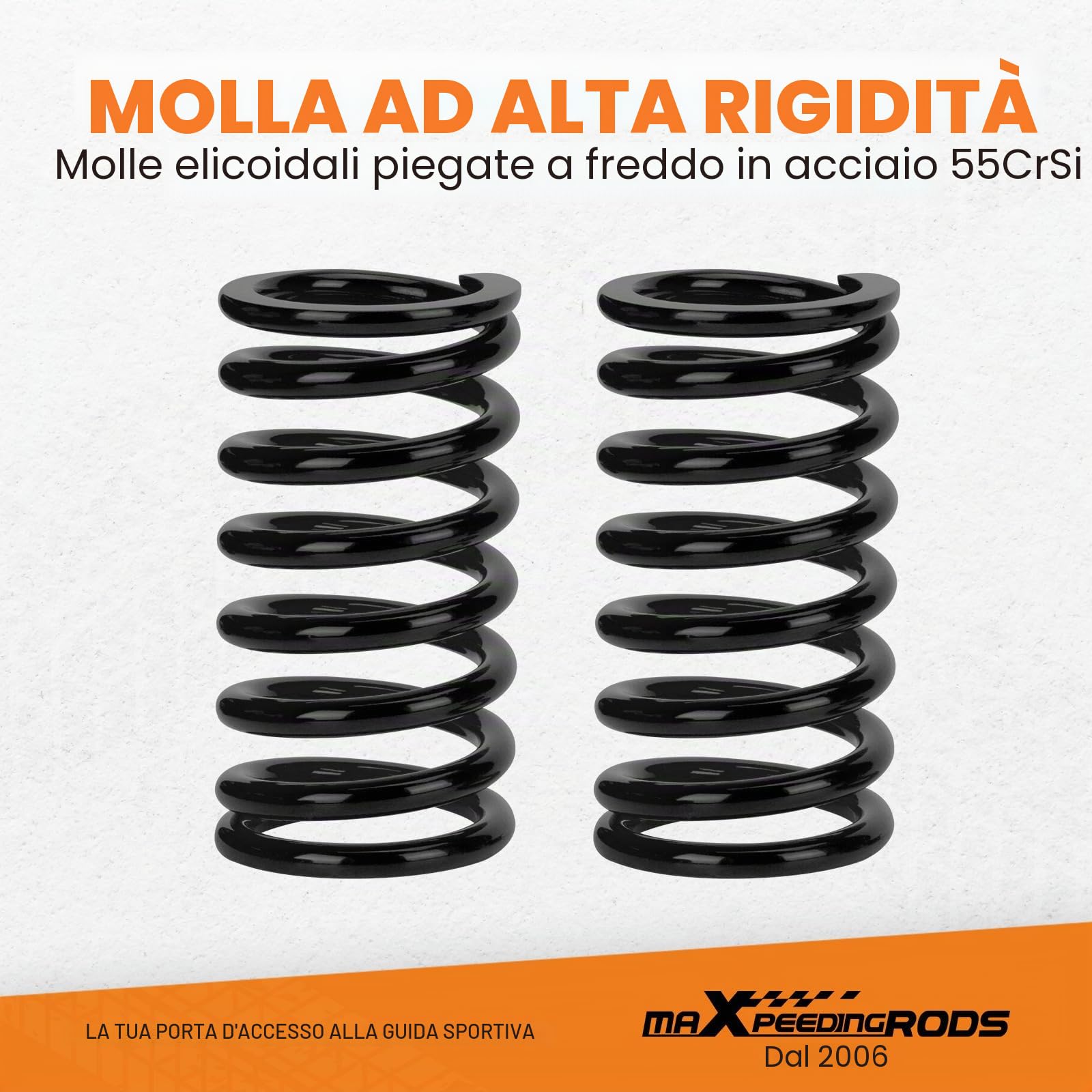maXpeedingrods Assetto filettato per E46 3 98-06, durezza regolabile, 320d,330d, rosso