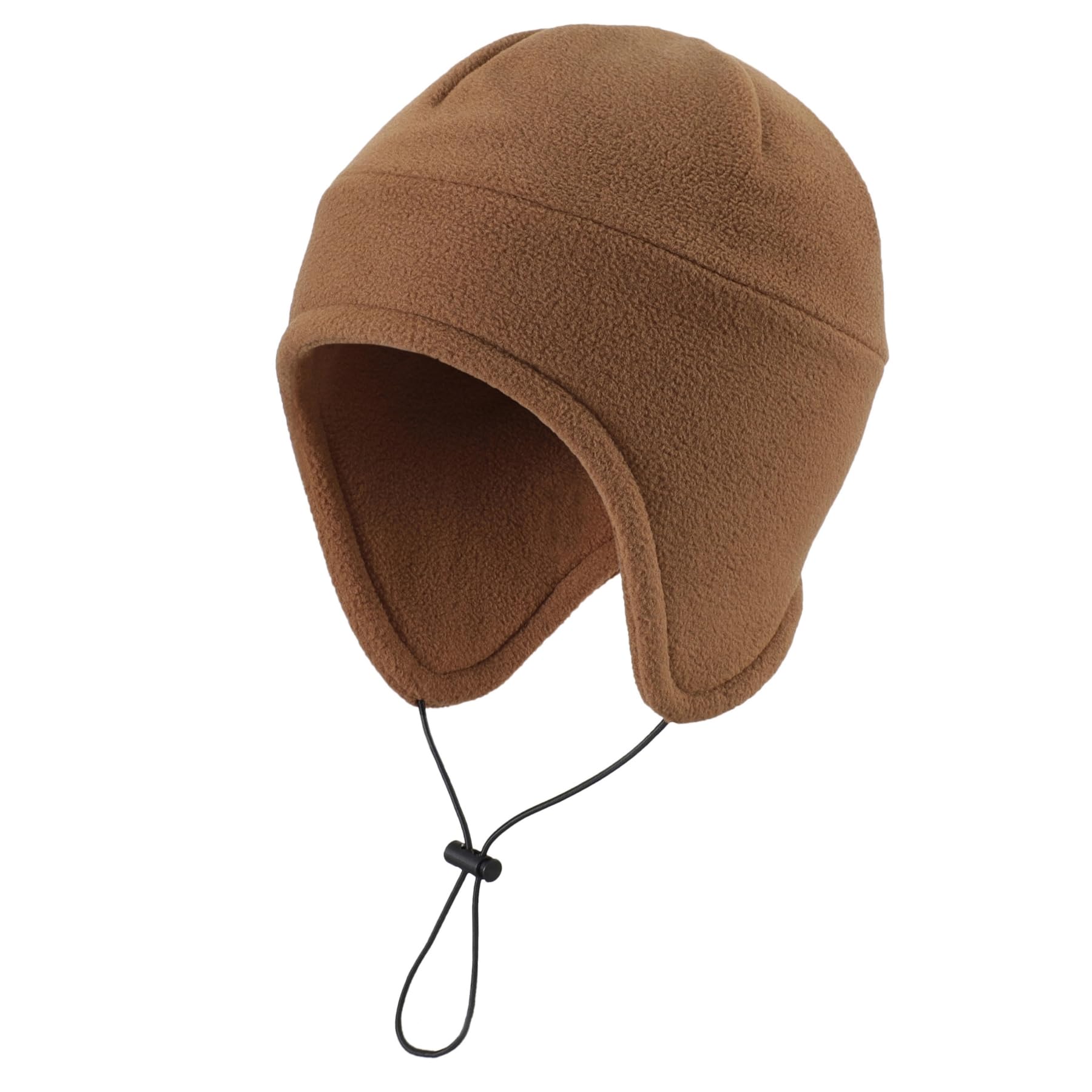 LLmowayMens Womens Fleece Hat Earflap Beanie Watch Cap Soft Warm Winter Hats with String for Snow Cycling