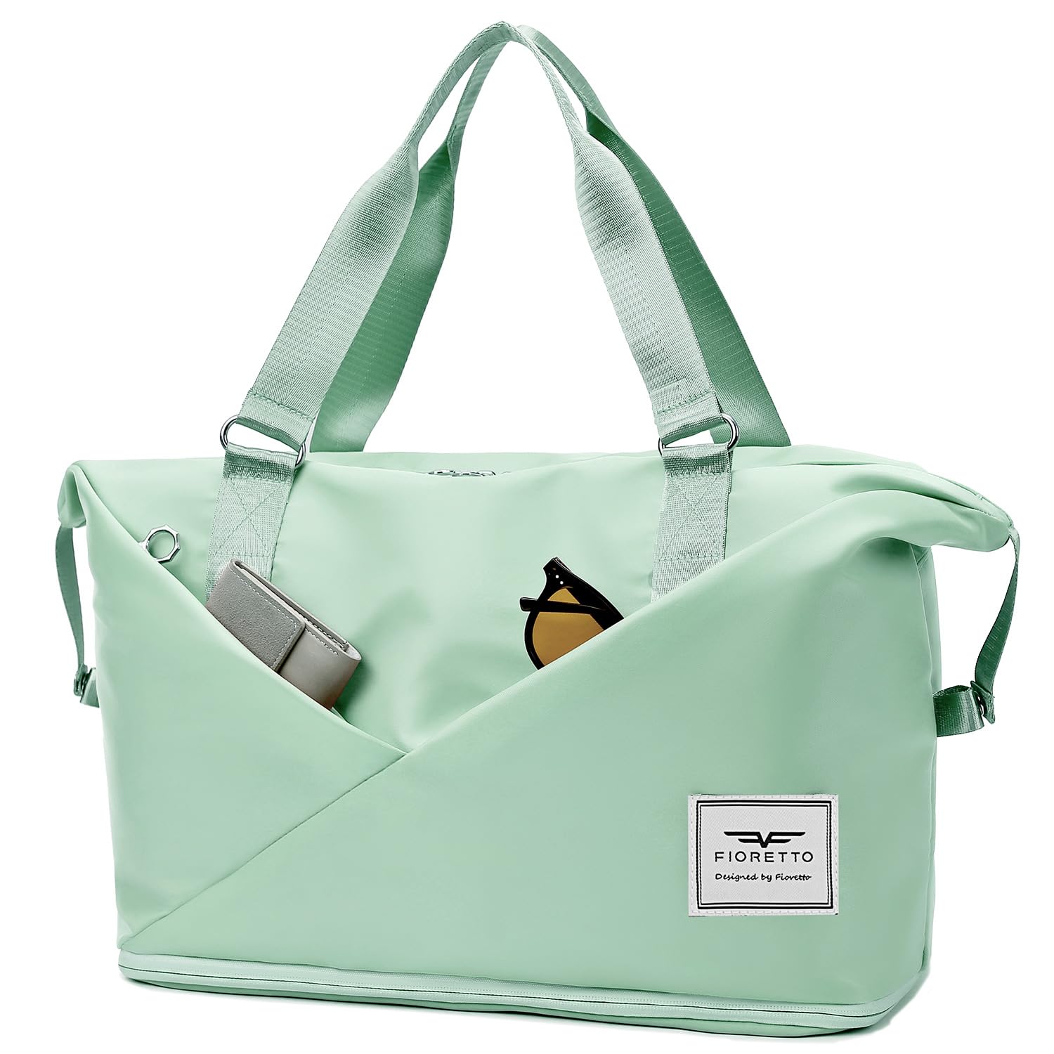 GSG SINCE 1998 Women's Expandable Travel Duffle Bag with Laptop Compartment - Water-Resistant Gym Bag, Weekend & Overnight Bag with Shoe Compartment & Wet Pocket