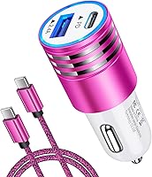 Vista 7 de Cargador de coche de carga rápida 30 W USB C adaptador de coche, cable tipo C a C para Google Pixel 10a 10 Pro XL/Fold 9 Pro, 8a 8 7a 7 6a 6 5 4a 3a