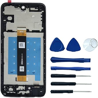 for TCL 60 SE T517H T517D 60 5G T521H 60SE 60R 605 LCD Screen Display Touch Screen Digitizer Assembly with Frame Replacement Black 6.7"