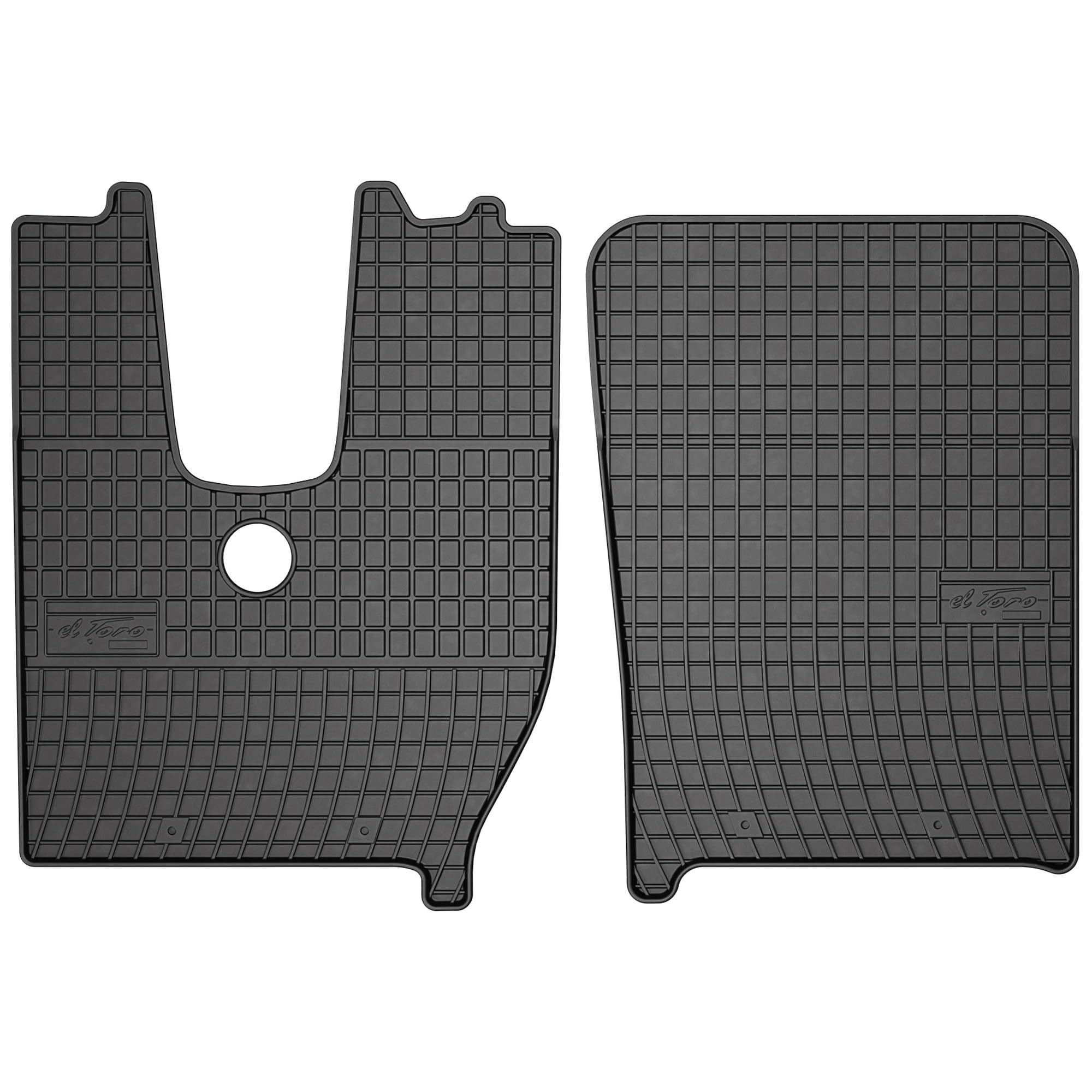 MOTOS Alfombrillas de Goma para Iveco S-Way 2019-2023 Mejora tu Comodidad de Viaje con la Alfombrilla Antideslizante para Coche- Alfombrillas de Coche para Varias Estaciones