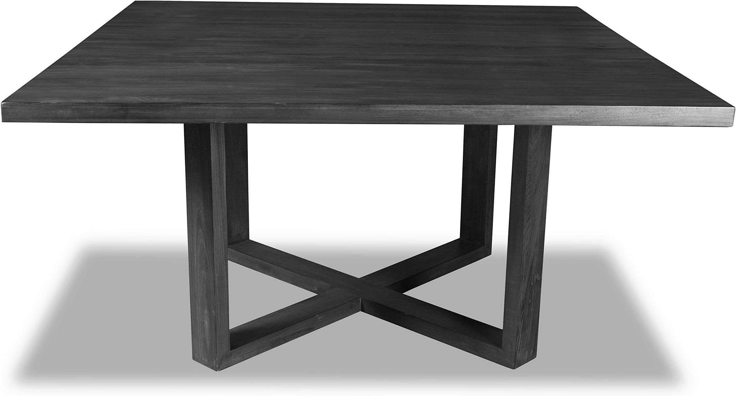 South Cone Home Gail Square Dining Table, 60", Grey
