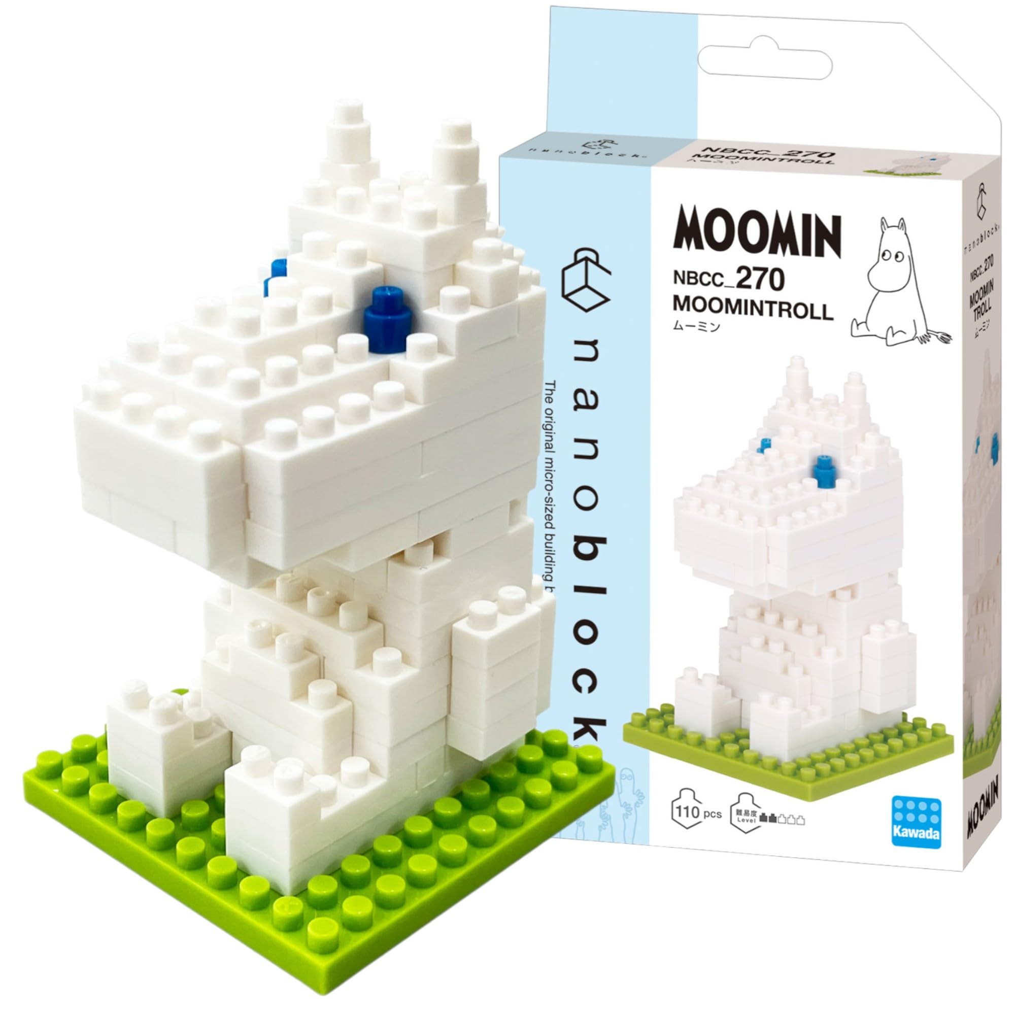 Nanoblock Moomin Model - Micro Building Bricks - Moomin Toy