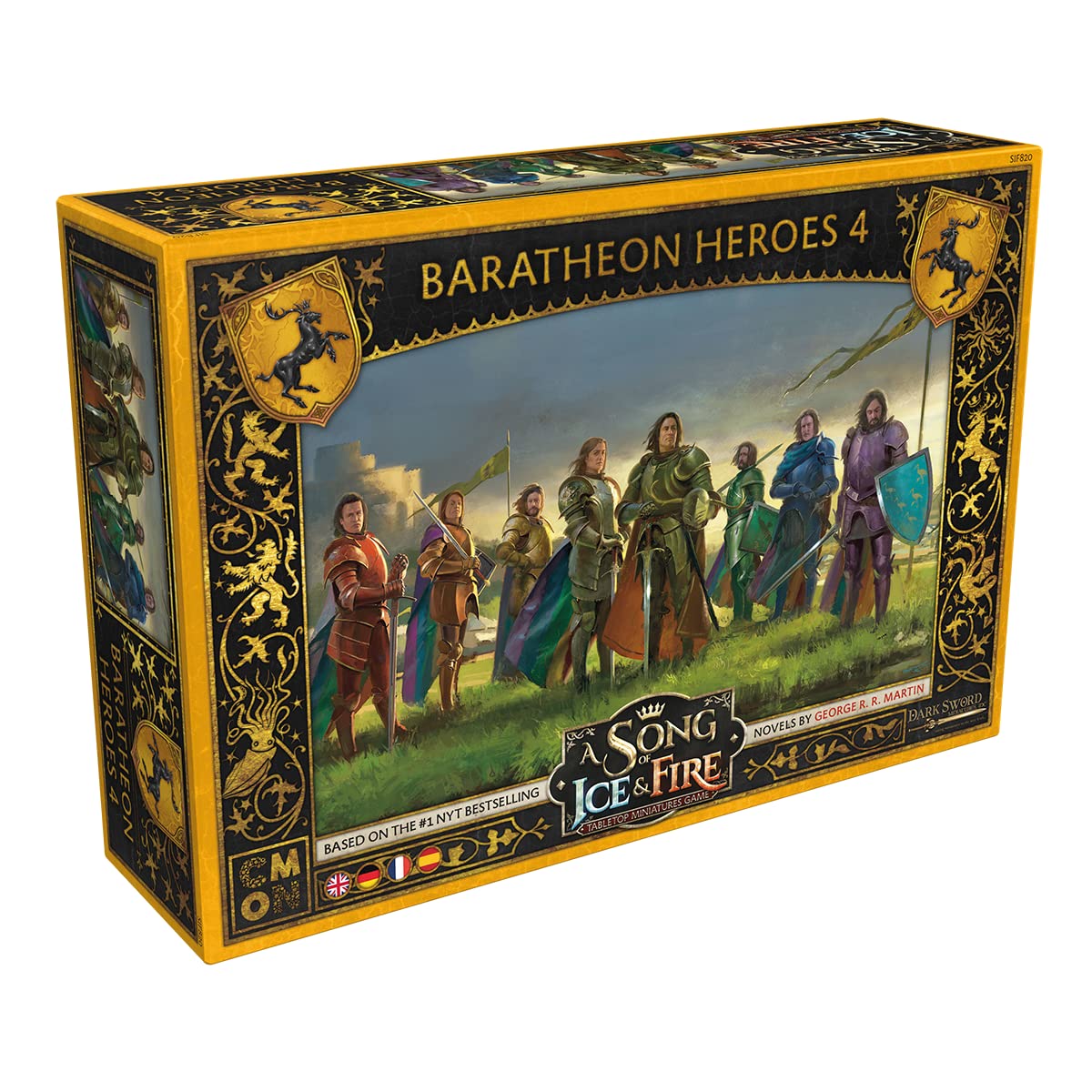 CMON Asmodee A Song of Ice & Fire  Heroes of House Baratheon IV | Expansion | Tabletop | 2 Players | From 14+ Years | 4560 Minutes | German | Multilingual