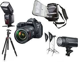 6D Mark II camera EF 24-105mm f4L IS II USM lens KamKorda Pro Camera Bag Advanced Camera Tripod Speedlite Flash Home Studio Lighting Kit 6D Mark II camera EF 24-105mm f4L IS II USM lens KamKorda Pro Camera Bag Advanced Camera Tripod Speedlite Flash Home Studio Lighting Kit