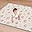 Boho Rainbow Baby Play Mat 71 X 59 Playpen Mat Thicken One-Piece Crawling Mat Non-Slip Cushioned Baby Floor Mat Letter Playmats for Babies Toddlers Infants Tummy Time Activity (71X59,Beige)