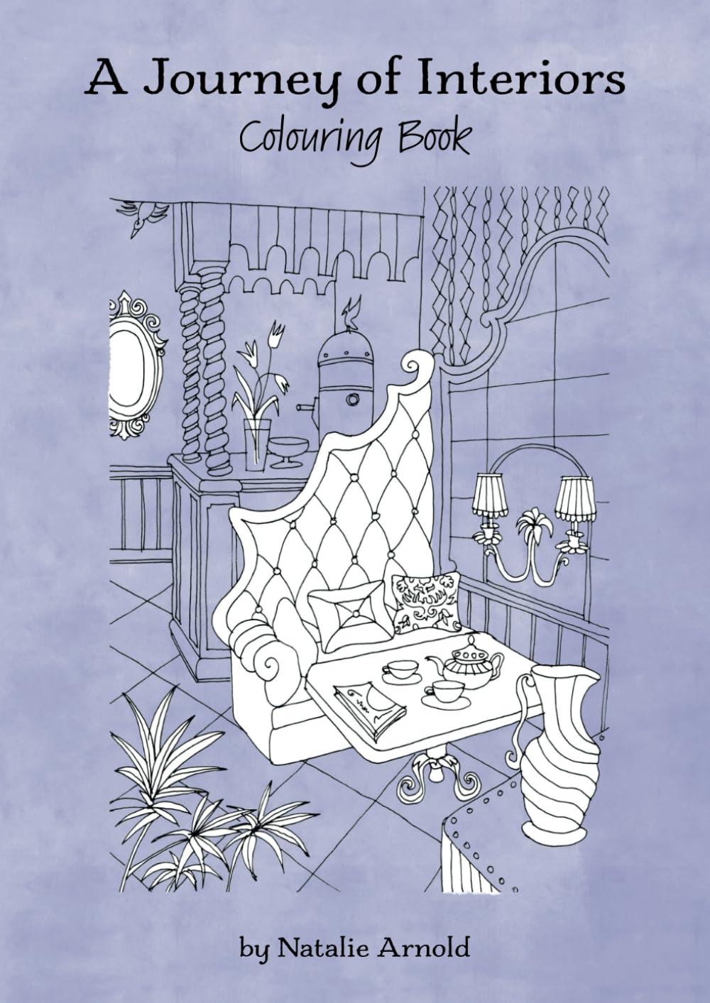A Journey of Interiors Colouring Book