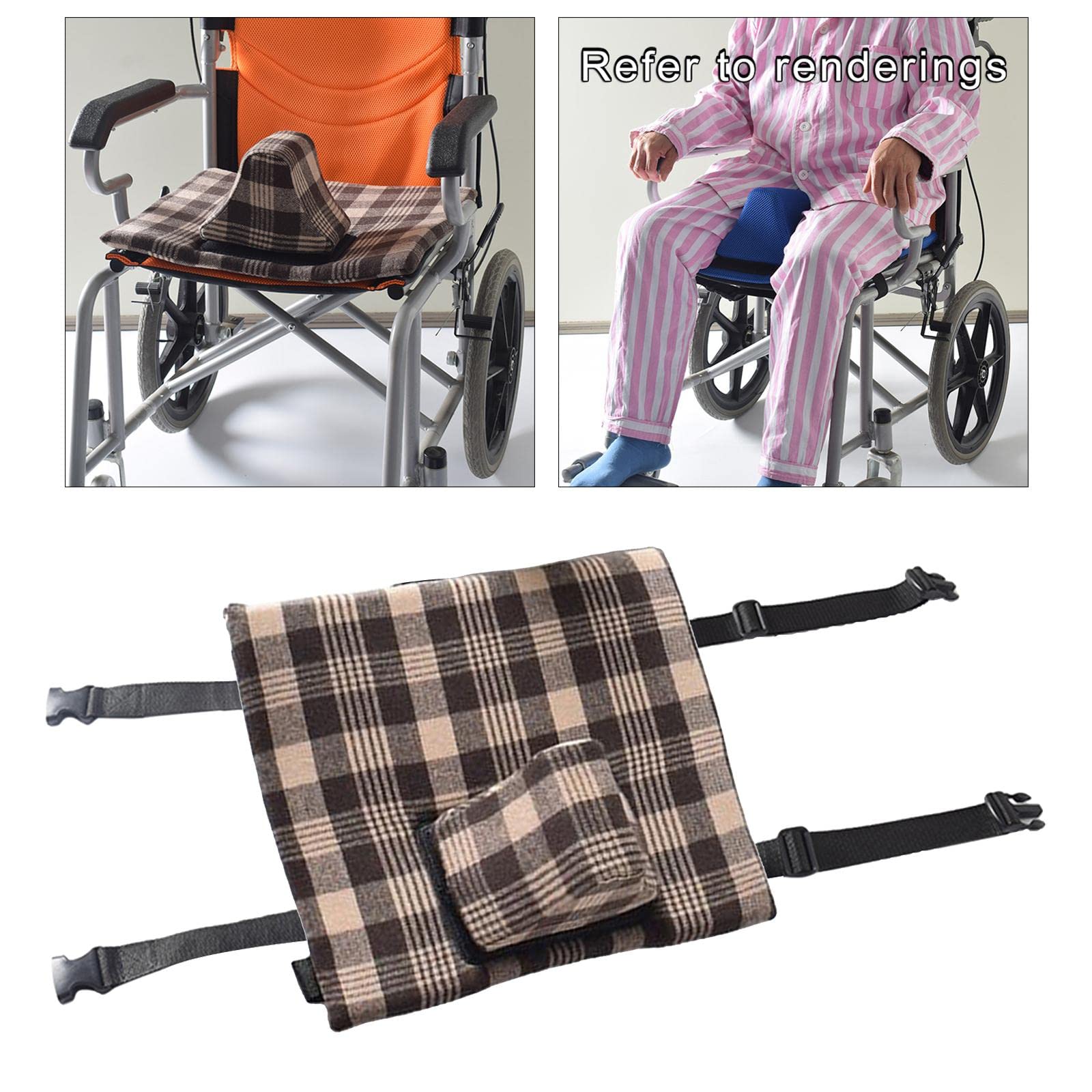 Cojín de asiento para silla de ruedas para pacientes, herramienta de posicionamiento a cuadros