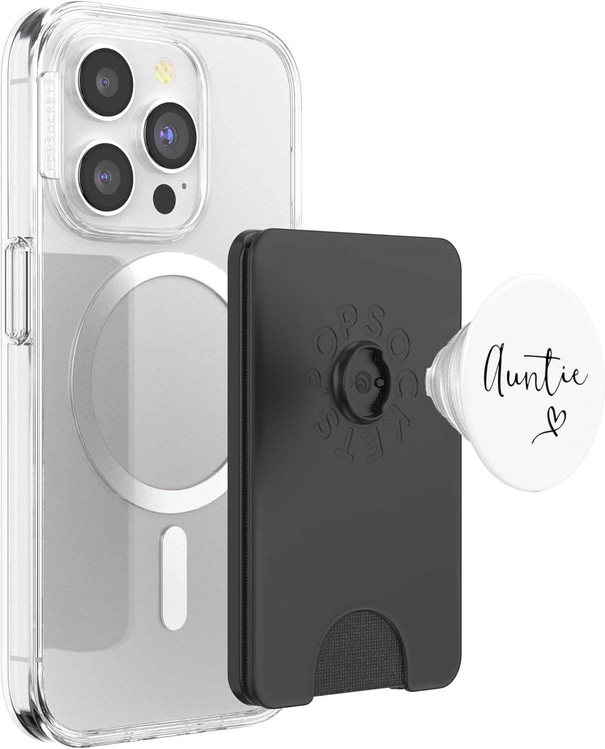 Auntie Birthday Women Aunty Christmas New Aunt Mother's Day PopSockets PopWallet for MagSafe