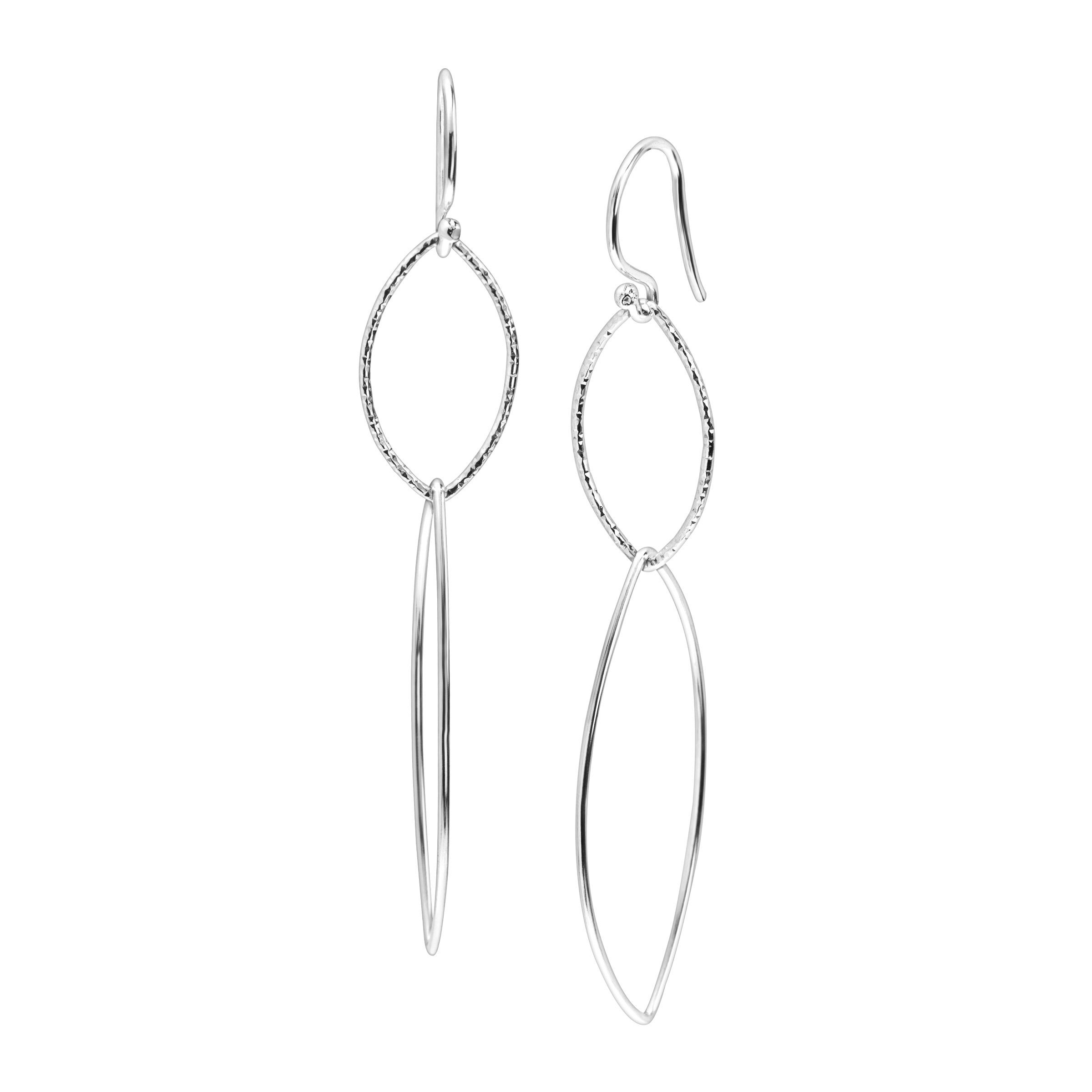 SilpadaInterlocking' Drop Earrings in Sterling Silver