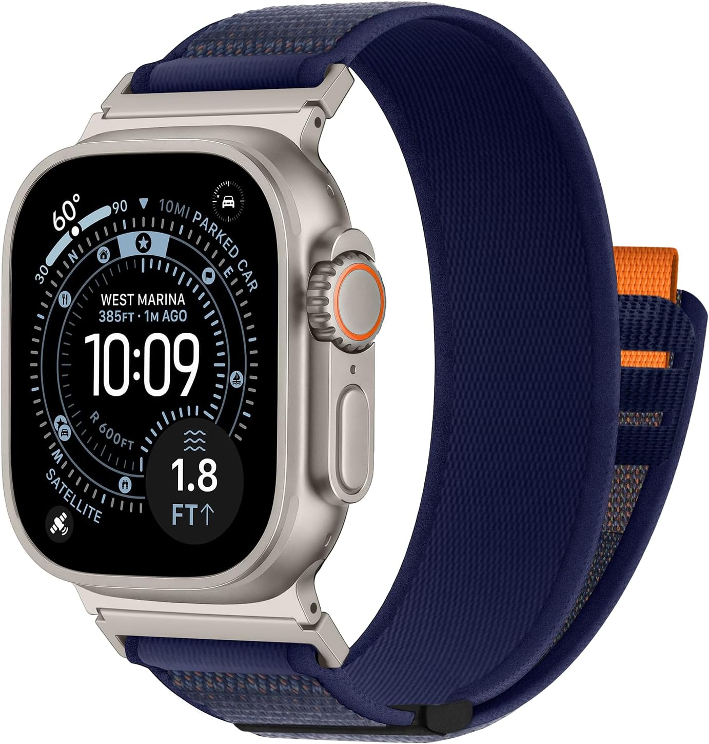 Apple Watch Ultra 3 2 49mm 46mm 45mm 44mm 42mm 41mm 40mm 38mm用 トレイルループナイロンバンド メンズ レディース スポーツ 通気性 ストラップ ソフトウーブン 調節可能なリストバンド iWatch Ultra Series 11 10 9 8 7 6 5 4 3 SE 3/2用
