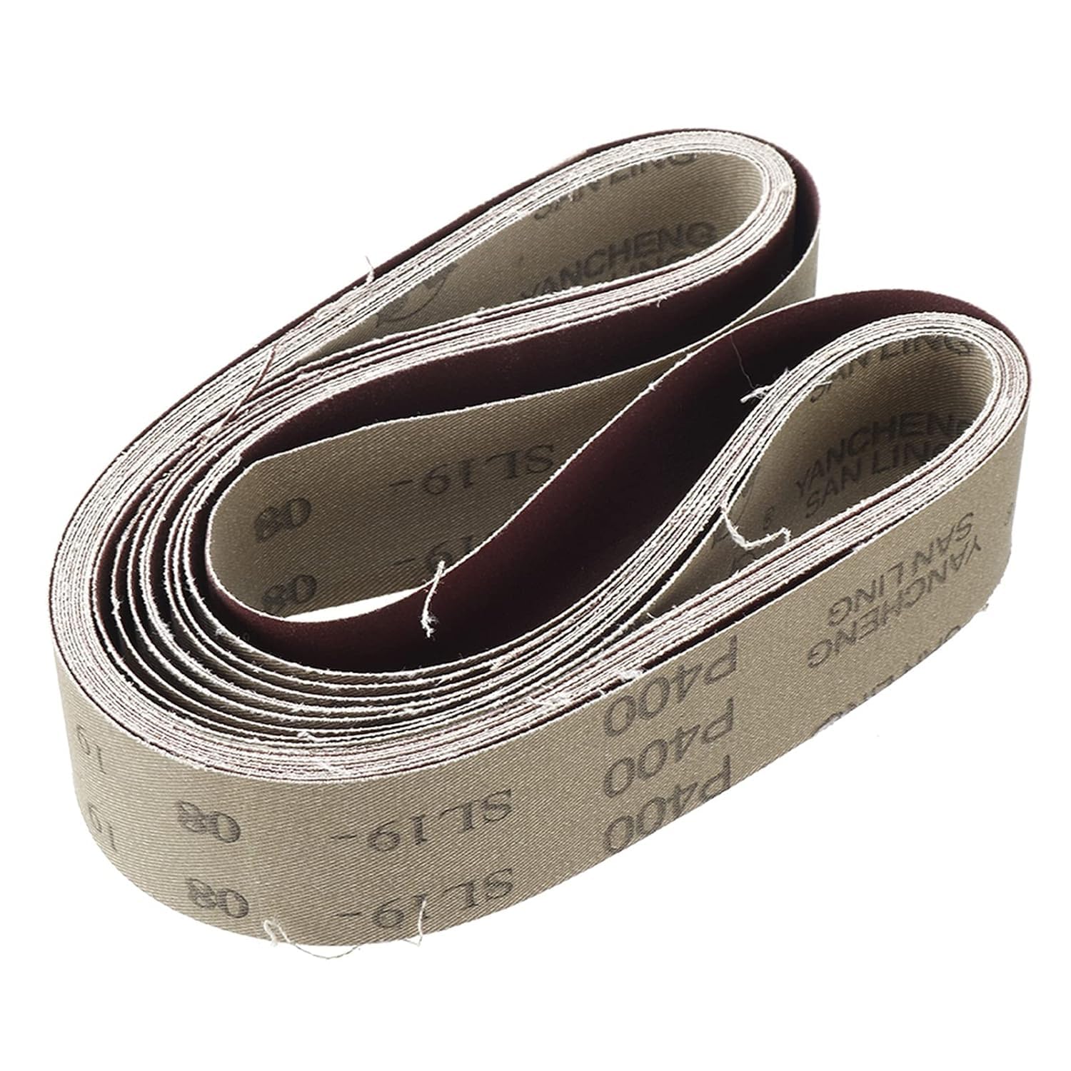 Papel de Lija Bandas de Lija 10 Piezas de Grano 40 a 1000, 40 mm x 740 mm, for Accesorios de lijadora de Banda de Amoladora Angular, Herramientas abrasivas(240 Grit)