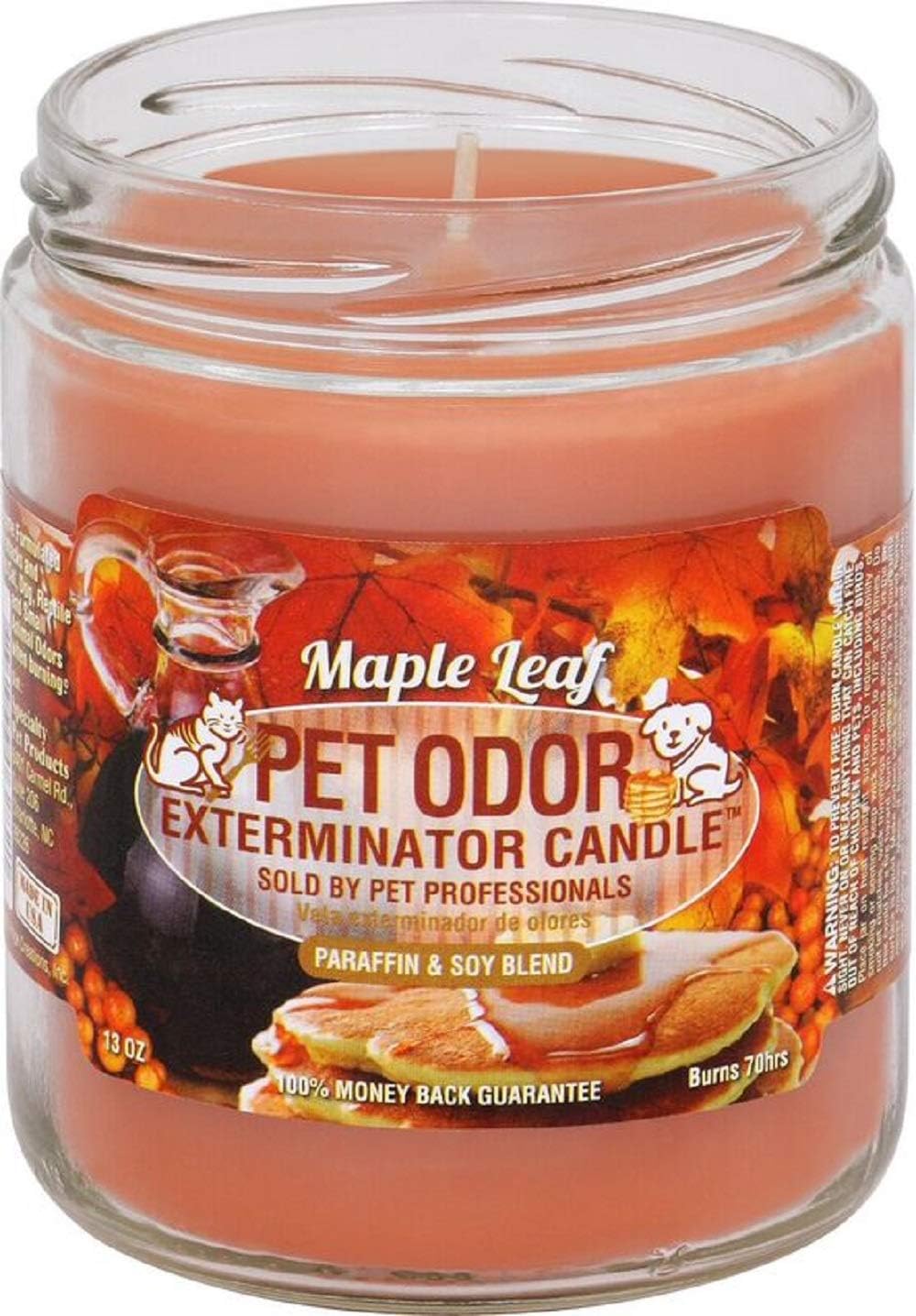 APMRUMGO Pet Odor Exterminator Candle, Maple Leaf, 13 oz