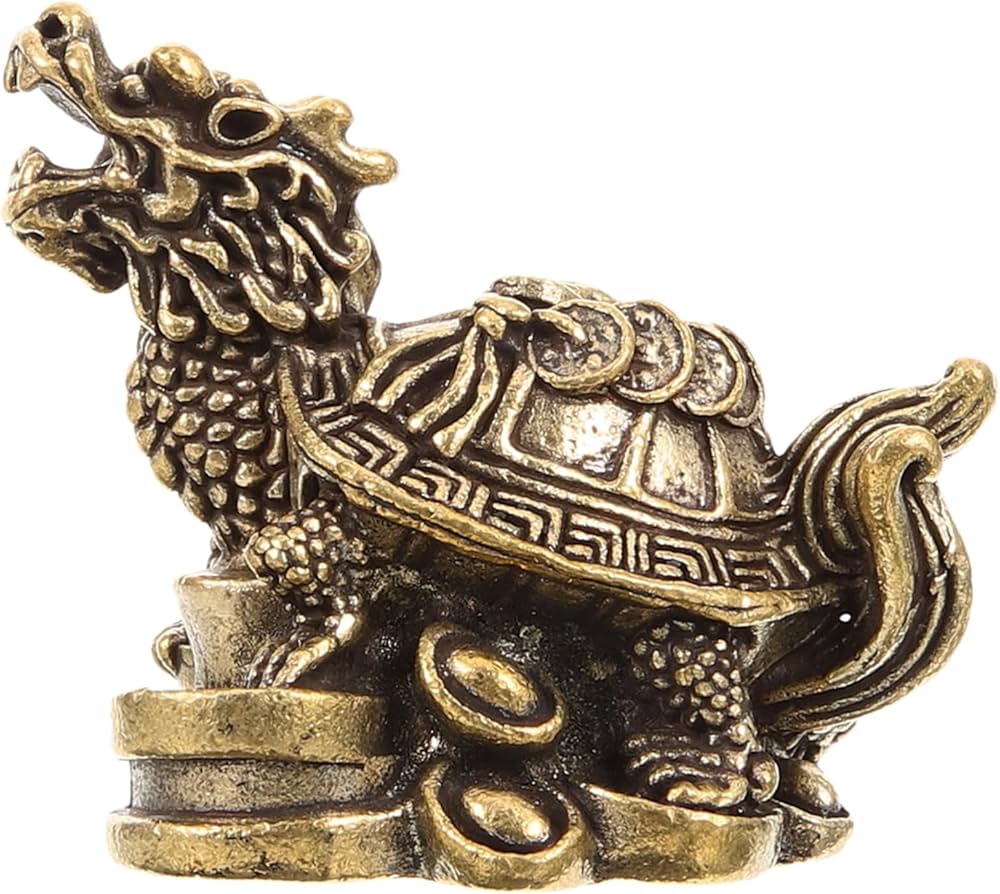 Amazon|OATIPHO 実心銅製ミニ龍亀置物 小型デスクトップ向け属製風水 Amazon|OATIPHO 実心銅製ミニ龍亀置物 小型デスクトップ向け属製風水