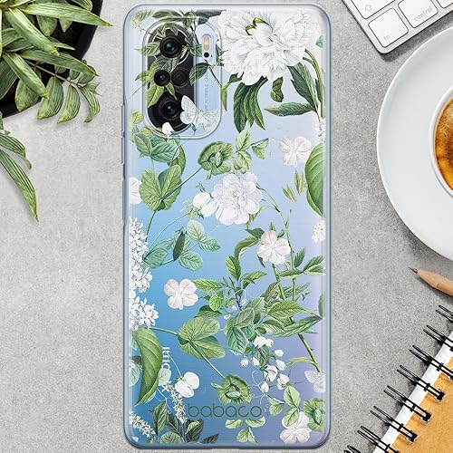 Miniatura 3 de ERT Group - Carcasa para Xiaomi MI 11iREDMI K40K40 PROPoco F3F3 PRO Original y Oficial, Patrón Flores 034, Parcialmente Transparente