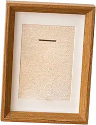 Expositor de Medalhas em Madeira para Mesa, Caixa Versátil para Colecionadores, Porta-Retratos para Pins, Insígnias, Futebol Americano, Ginástica e, Style a