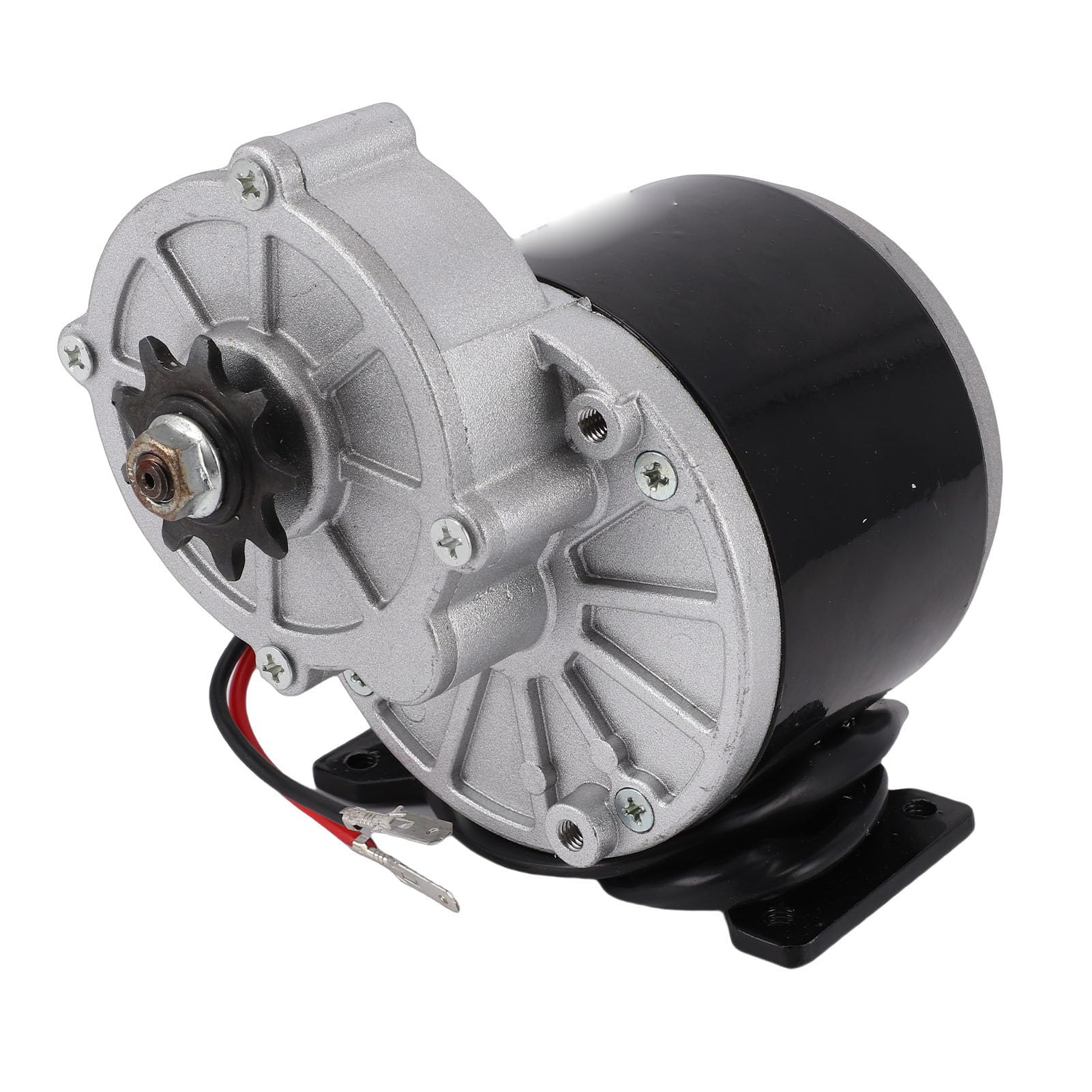 Alomejor Motore di riduzione della velocità elettrico, in lega di alluminio, potenza 500 W, motore 12 V CC per biciclette e moto fuoristrada
