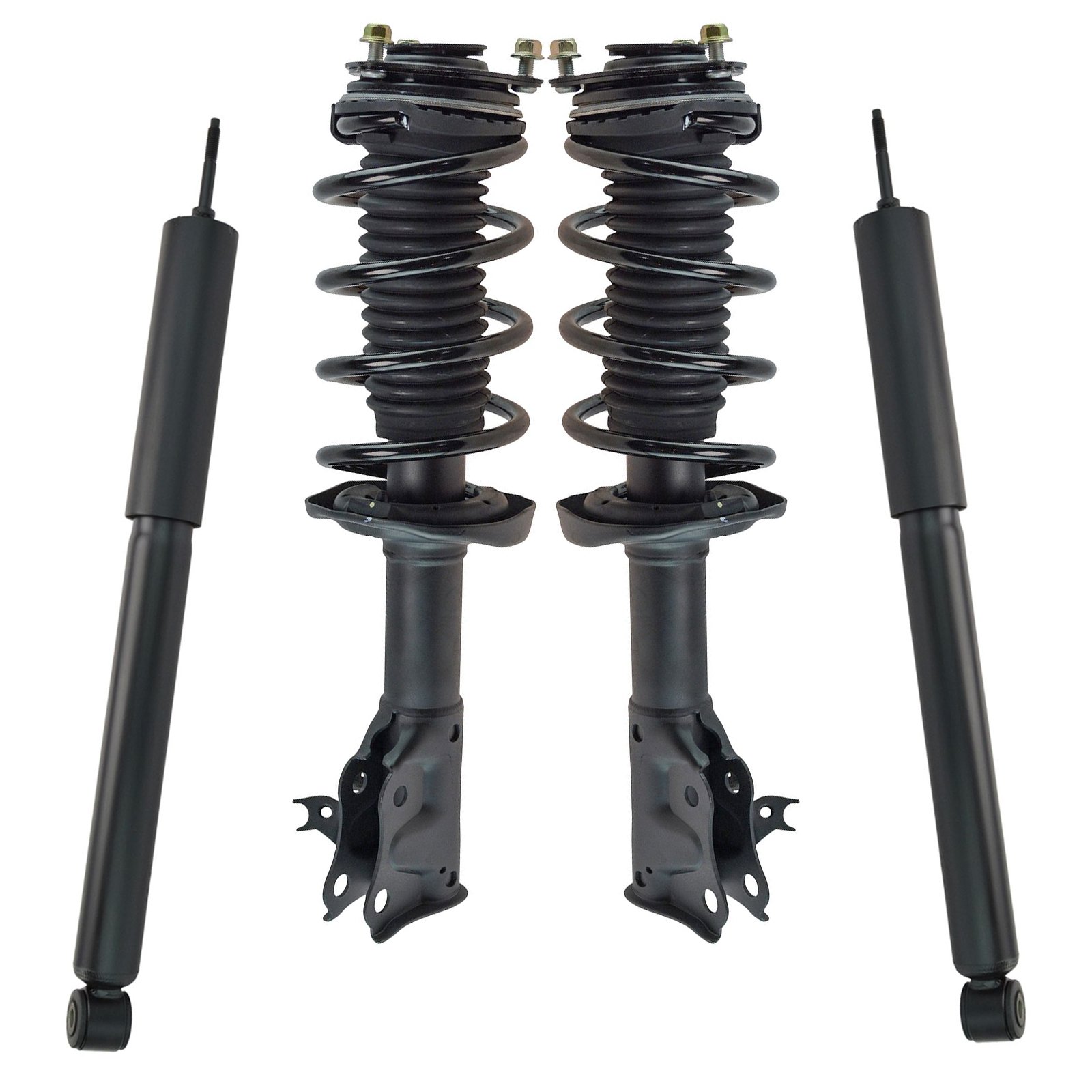 Front Loaded Strut Spring Assembly Rear Shock Absorber Kit Set of 4 for ...