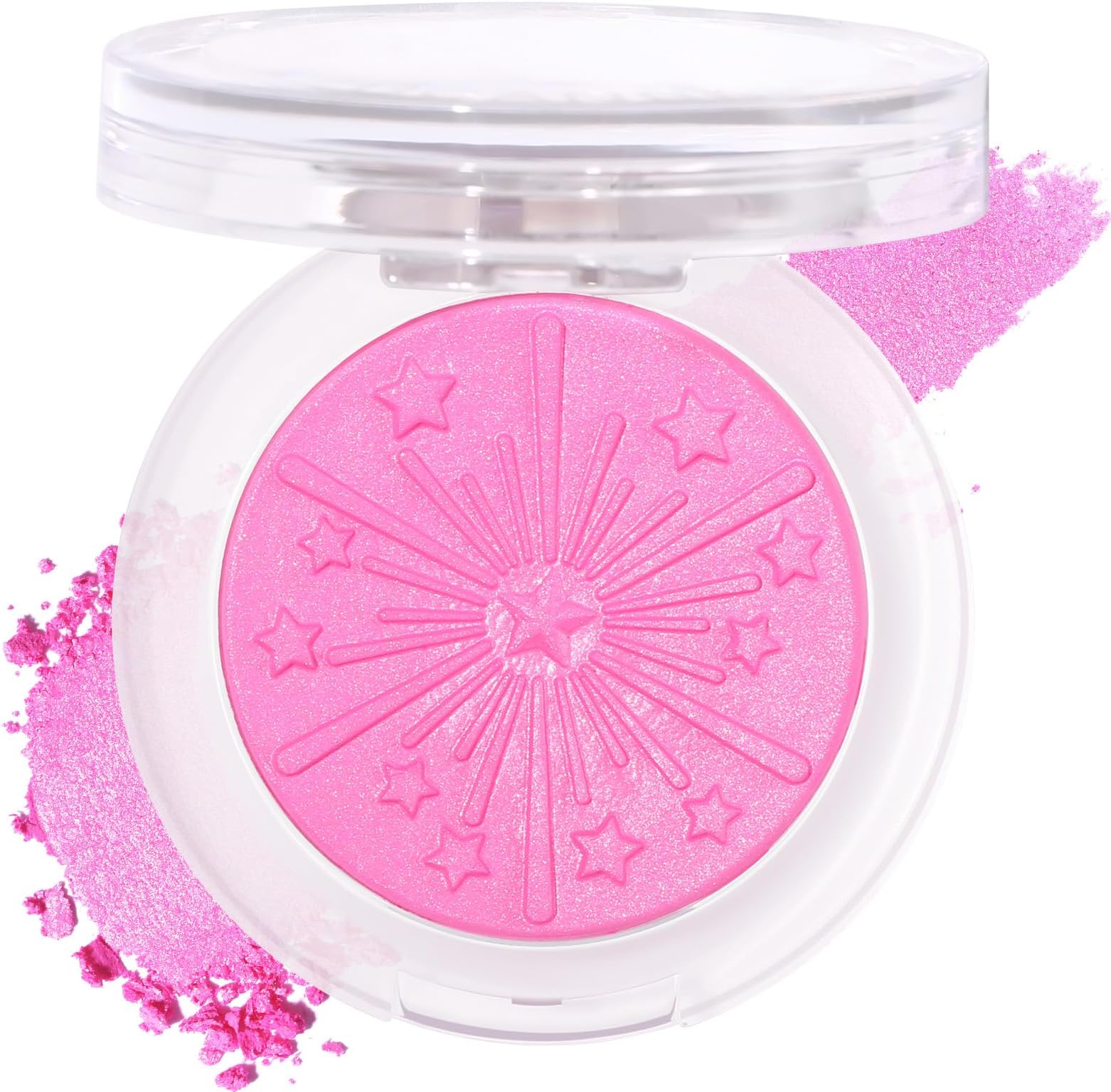 UCANBE Baked Blush for Cheek, Glow Blushing Palette - Seamless Silky Blendable Powder Blush Makeup Palette, Delivering Long Last Natural Ruddy Complexion, 04 Bubble