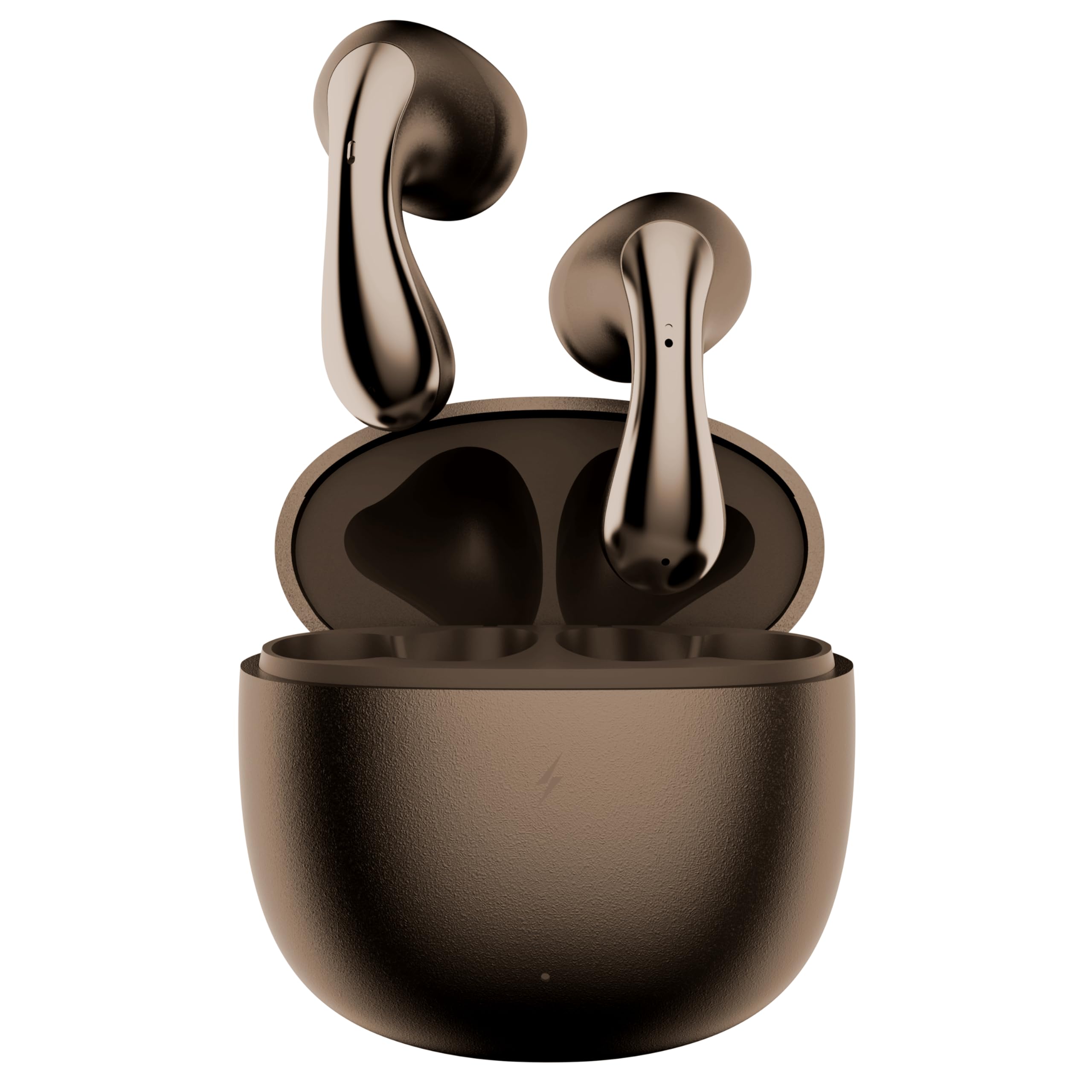 Fire-Boltt Newly Launched Aero Lite TWS Earbuds Custom EQ Wireless Bluetooth 5.4 Music & App Support 50H Playtime Fast Charging Case 50ms Low Latency for Gaming Touch Controls Brown-image-21