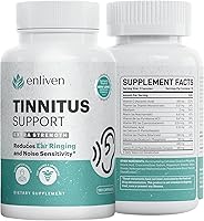 Vista 10 de Alivio de tinnitus de fuerza recetada, alivio de tinnitus recomendado por médicos para anular las orejas, fórmula extra fuerte, flavonoide sobre