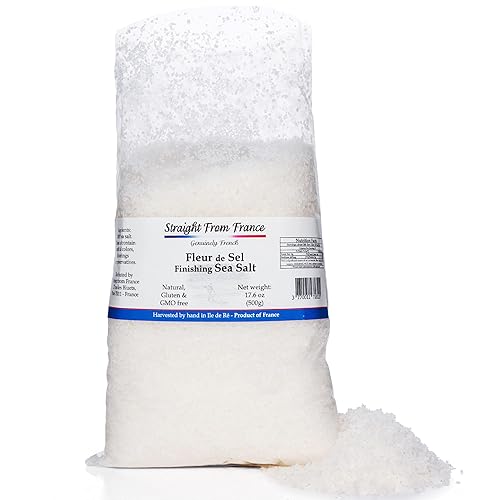 Miniatura 3 de Sal de acabado de sal marina francesa Fleur De Sel de Francia (17.6oz)