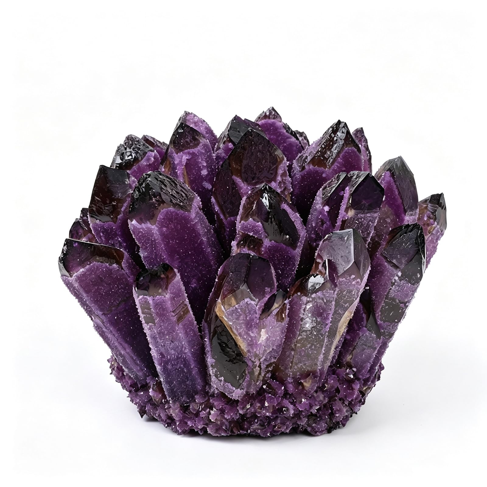 Natural Amethyst Cluster - Surowe skupisko kryształów ametystu