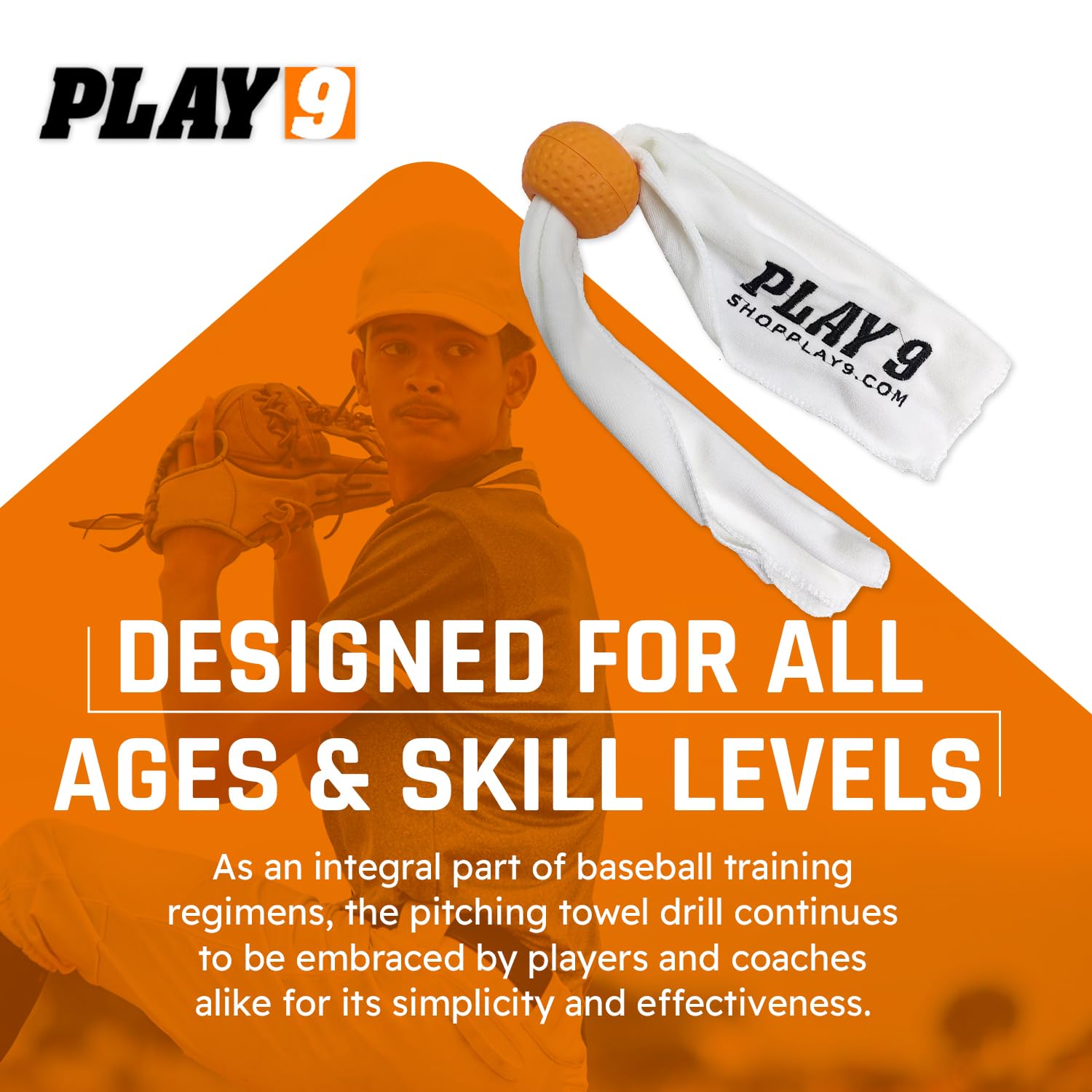 SHOP PLAY 9 Serviette de lancement de baseball et de softball