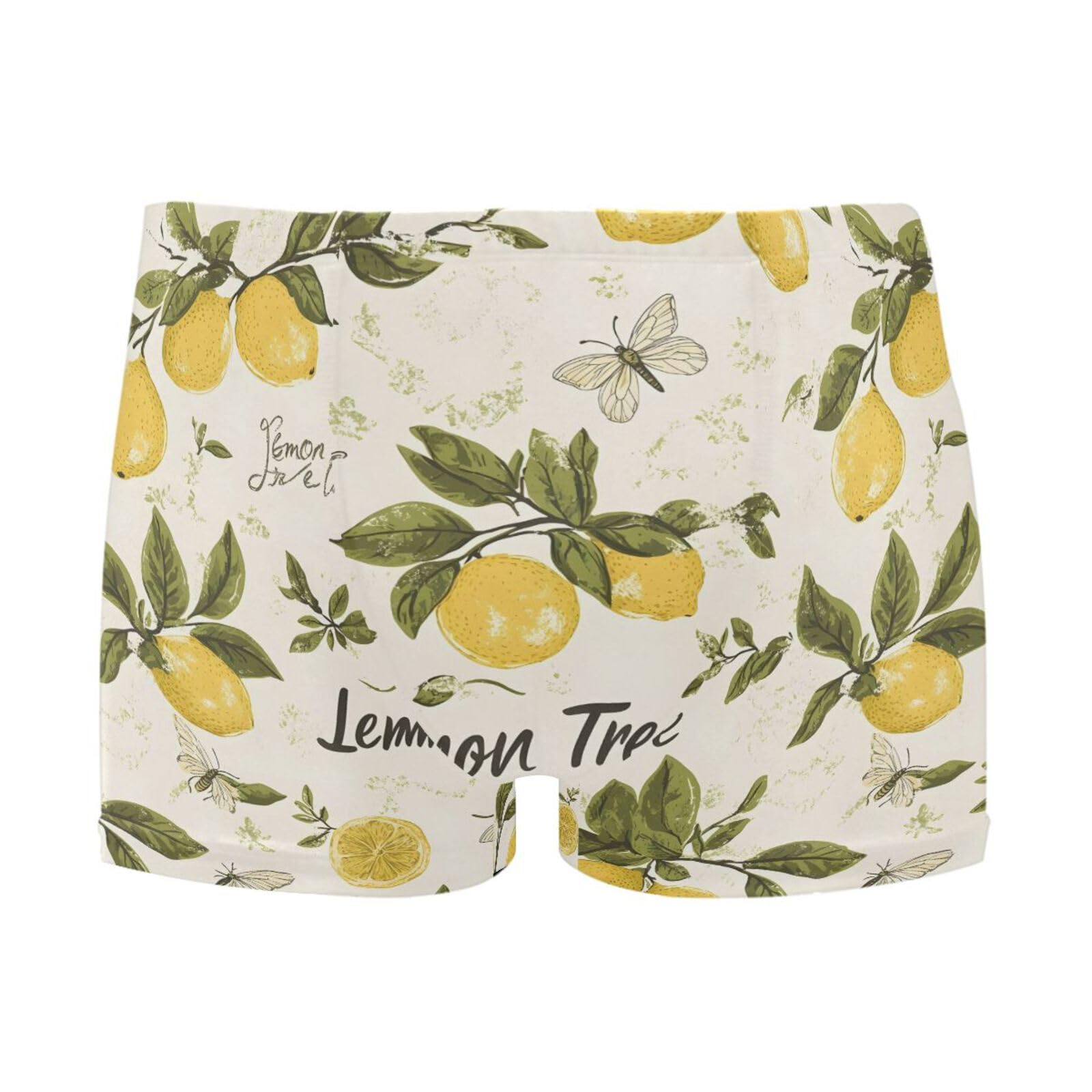 UMIRIKO Mens Swim Trunks Lemon Square Leg Swimwear Bathing Suits Swimsuit for Men XL 202b8167