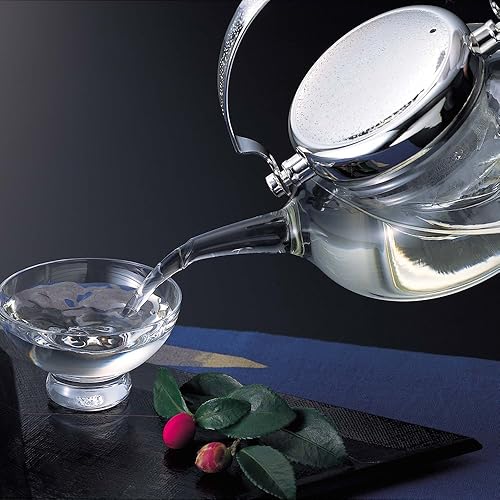 Miniatura 2 de Hario Enfriador de sake "Maru Chirori", 12.2 fl oz