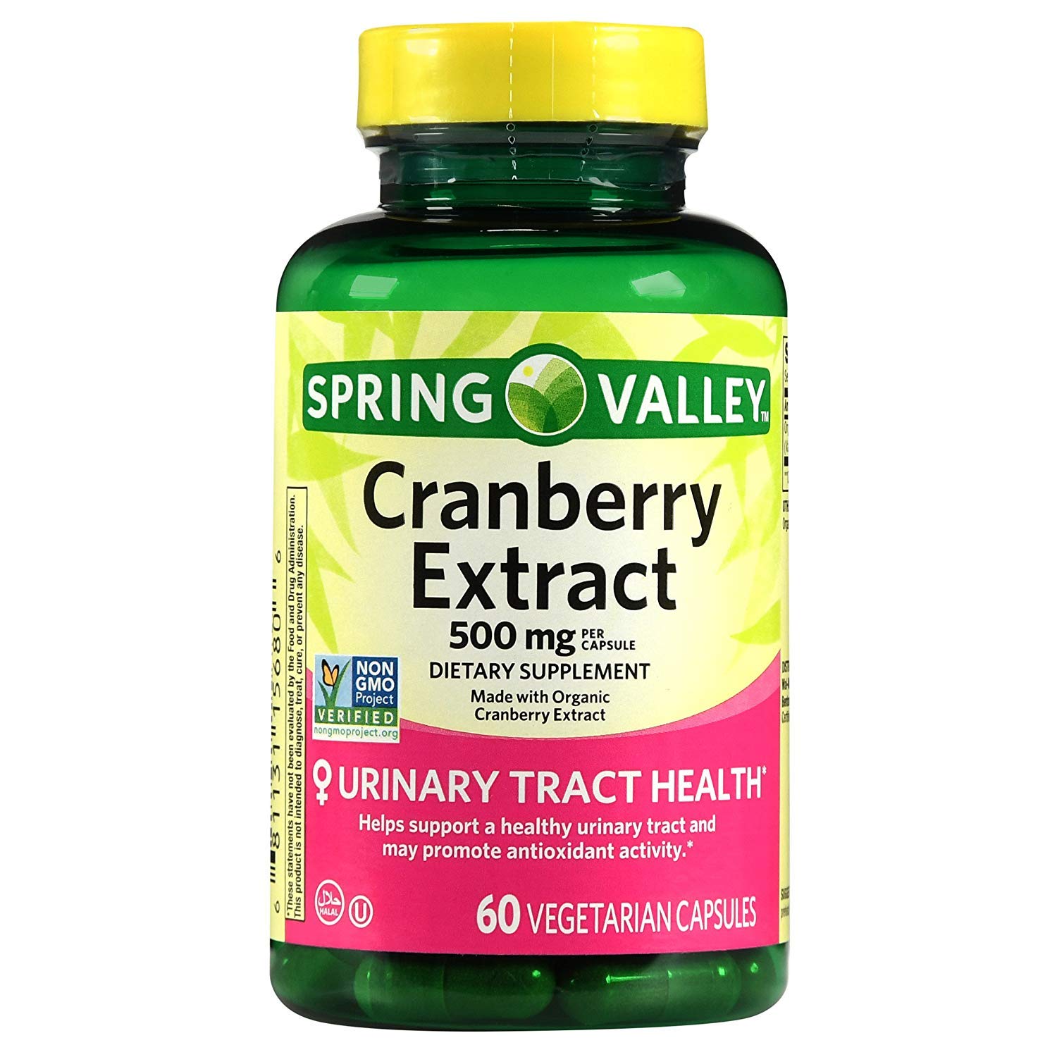 Spring ValleyCranberry Extract, 60 count, 500 mg per Capsule