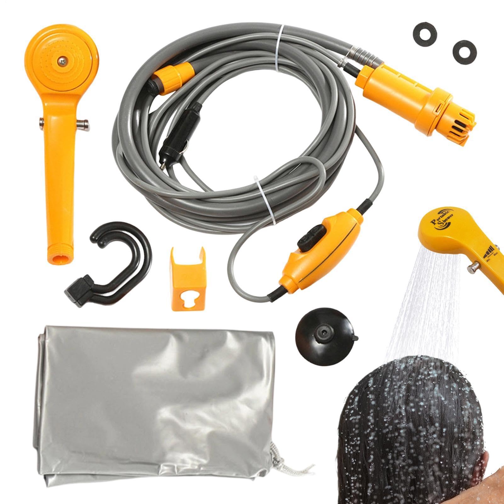 Prysznic Kempingowy 12V Uniwersalny Elektroniczny