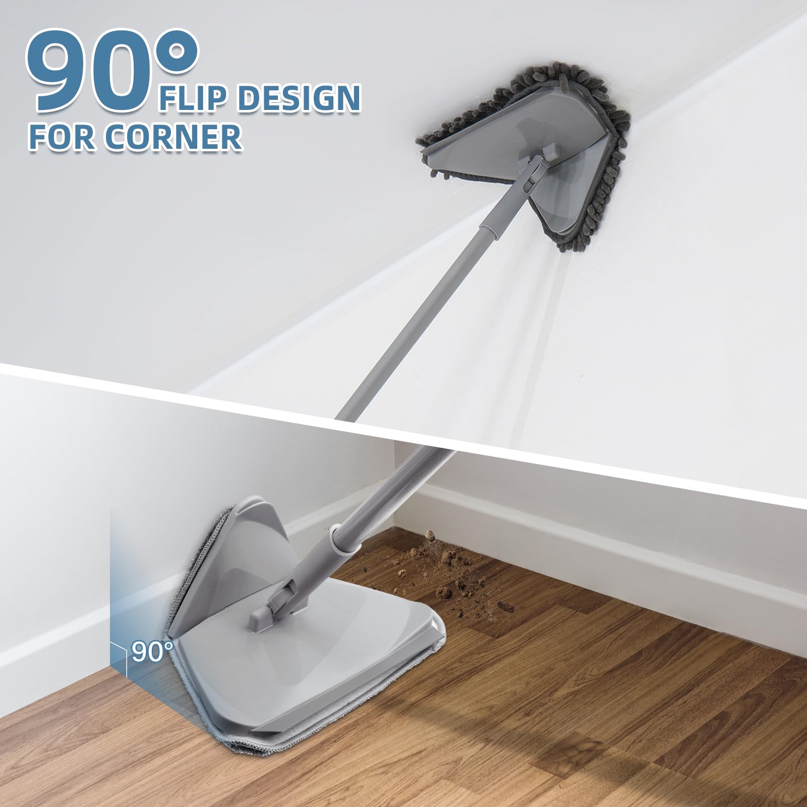 Pulitore da parete con manico lungo 203,2 cm. Strumento per