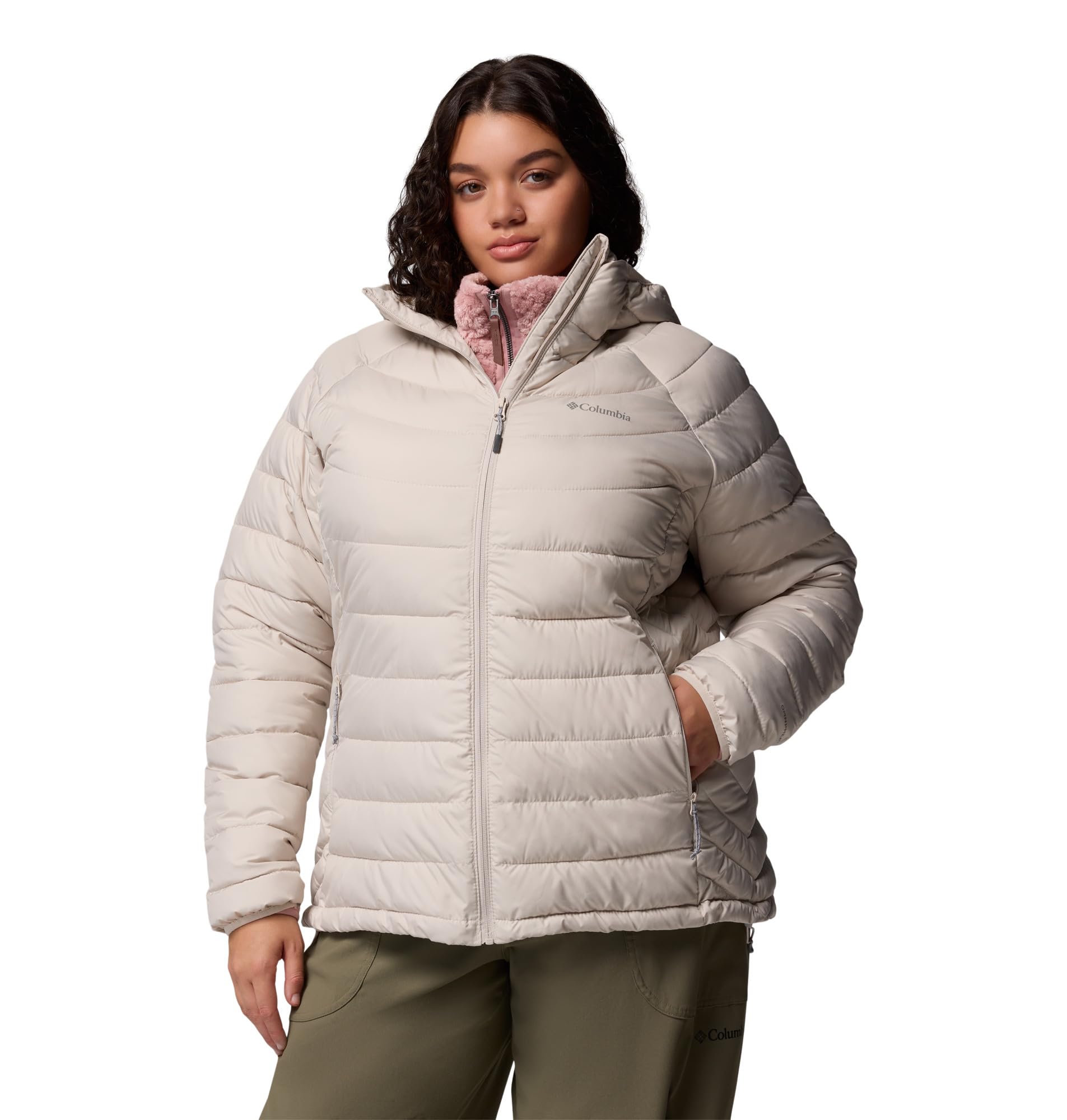Columbia Damen Powder Lite 2 Kapuzenjacke Pufferjacke mit Kapuze (1er Pack)