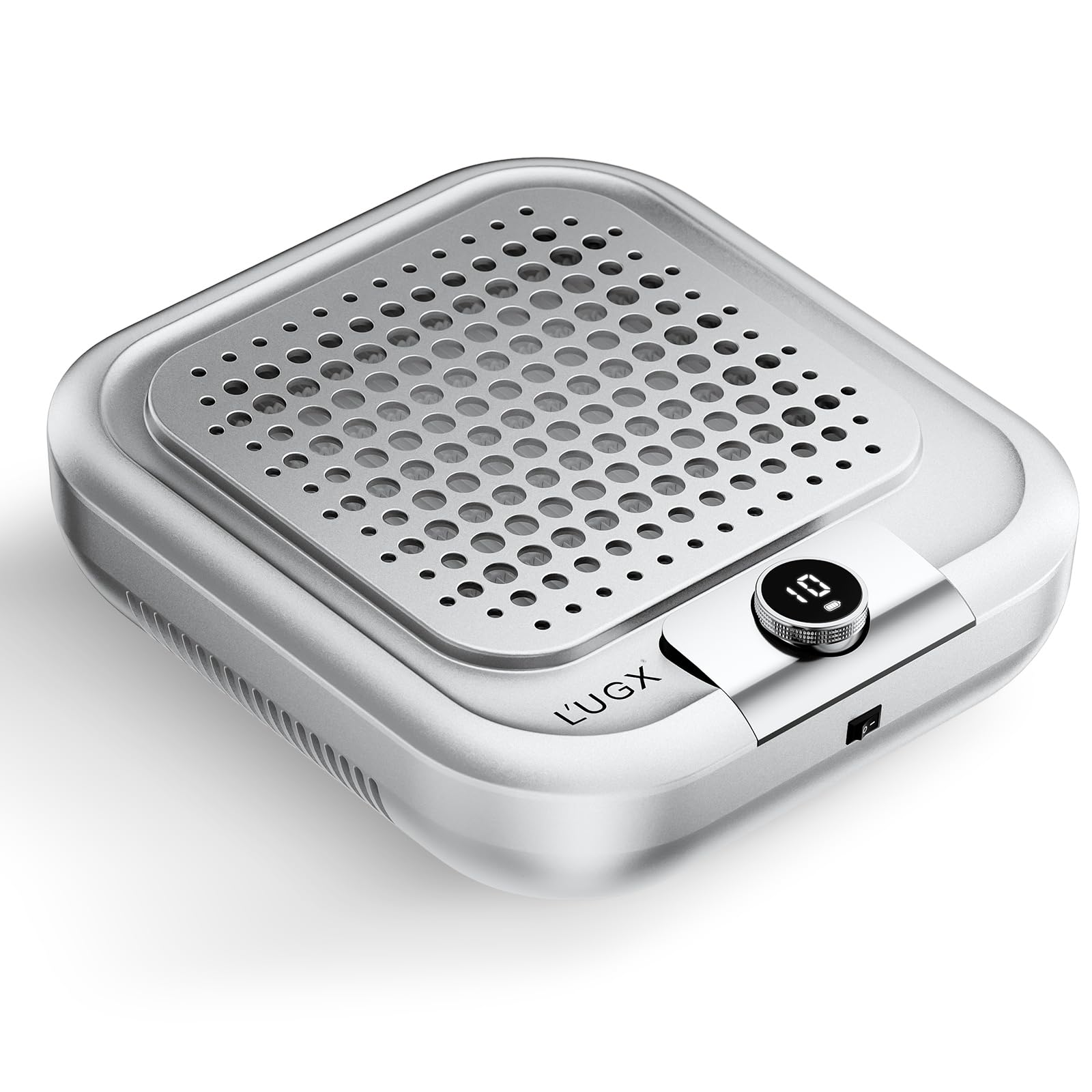 LUGX ネイルアート用　集塵機 シルバー Amazon.co.jp: L'UGX 充電式 ネイル 集塵機 ネイルダストコレクター