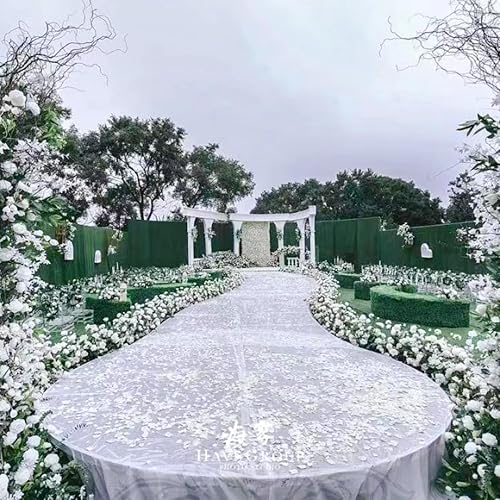 Vista 45 de 1000 pétalos de rosa artificiales para bodas, pétalos de flores, noche romántica para ella/él, compromiso, decoraciones de flores, eventos, fiestas