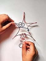 Vista 6 de Red & Blue 4th of July Tree Star Topper for Independence Theme Holiday Trees