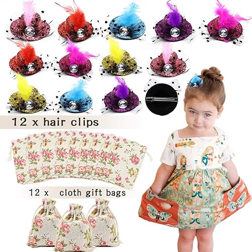 Miniatura 3 de Juego de 84 piezas de suministros para fiestas de té, pinzas para el cabello para fiestas de té, collares de perlas, pulseras, llaveros, cuentas de