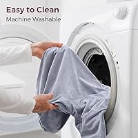 Vista 6 de Momcozy Funda de almohada de embarazo para Dreamlign U Pro, almohada de maternidad para dormir, almohada ajustable para piernas, soporte