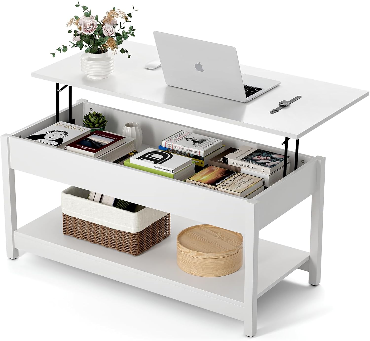 Table Basse Avec Plateau Relevable pas cher - Meilleures ofes sur le neuf et l'occasion